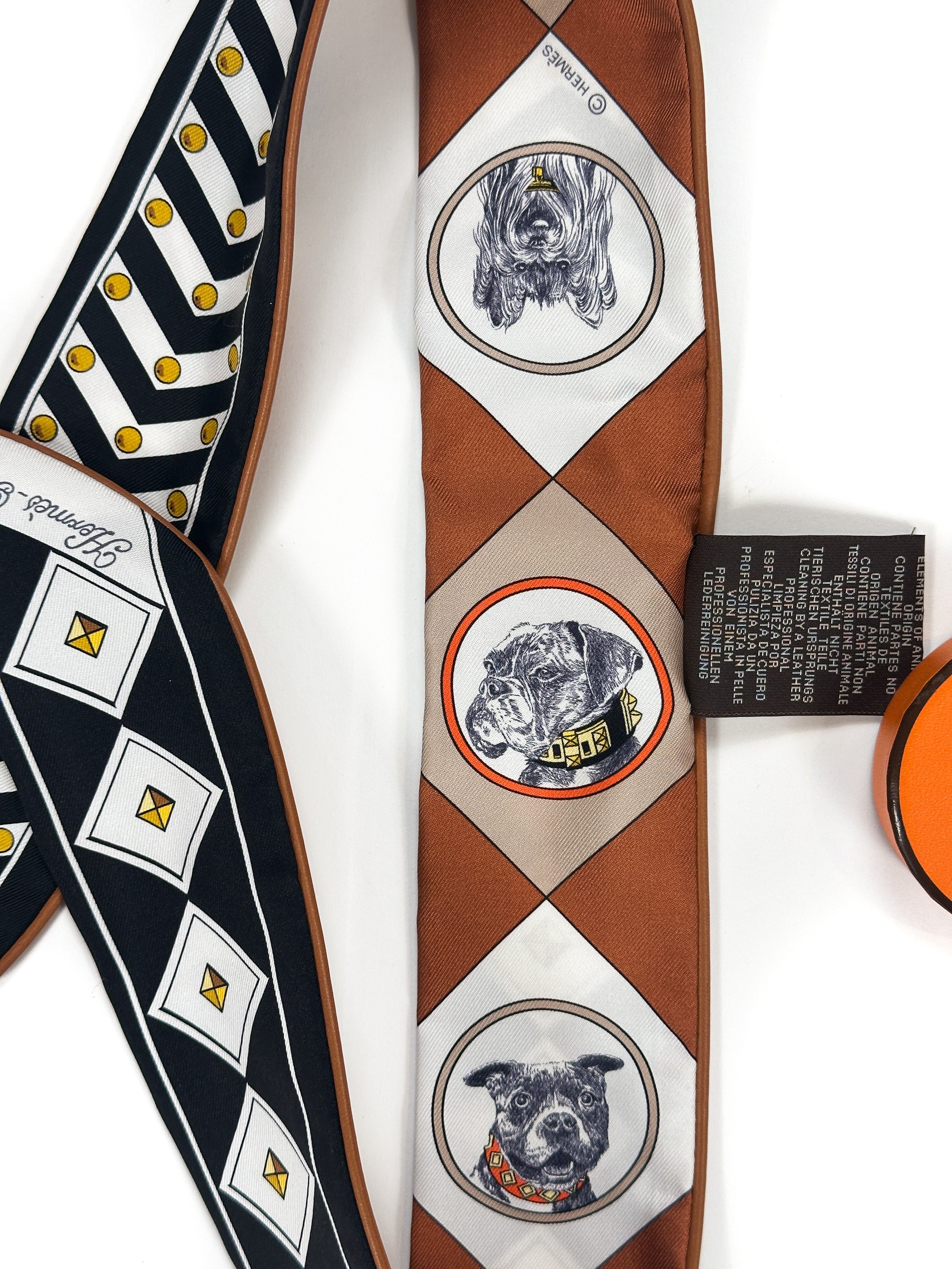 Hermès Colliers et Chiens Forever Twilly