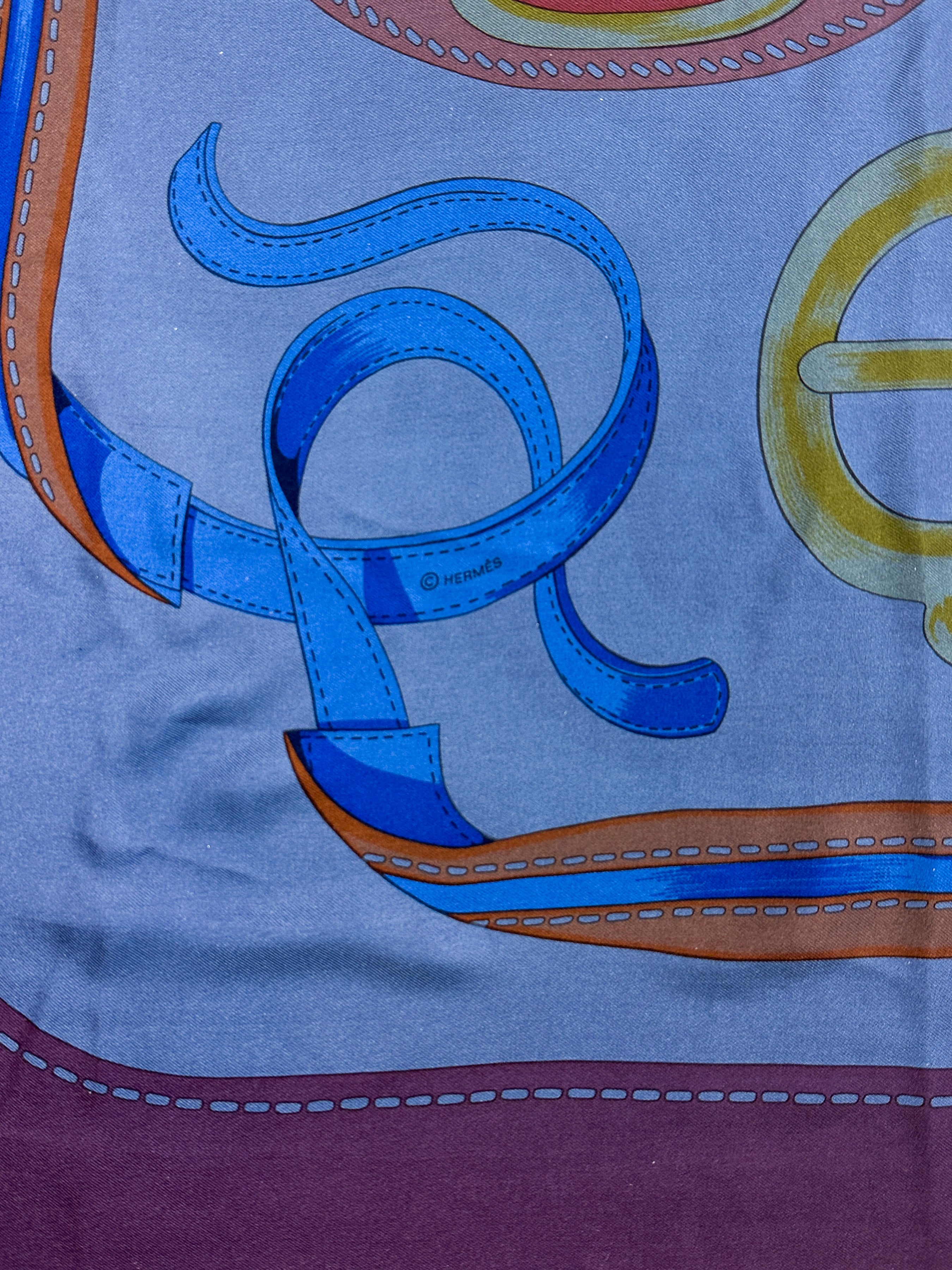 Hermès Bouclerie Moderne Dip Dye 140