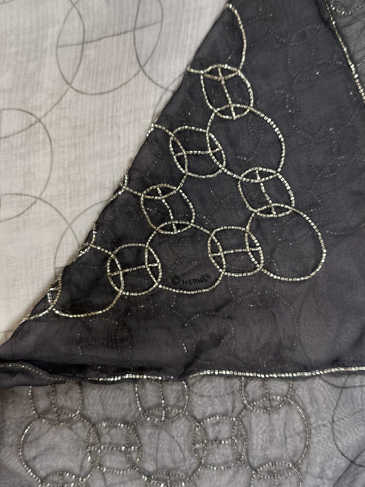 Hermès Exceptional Beaded 90