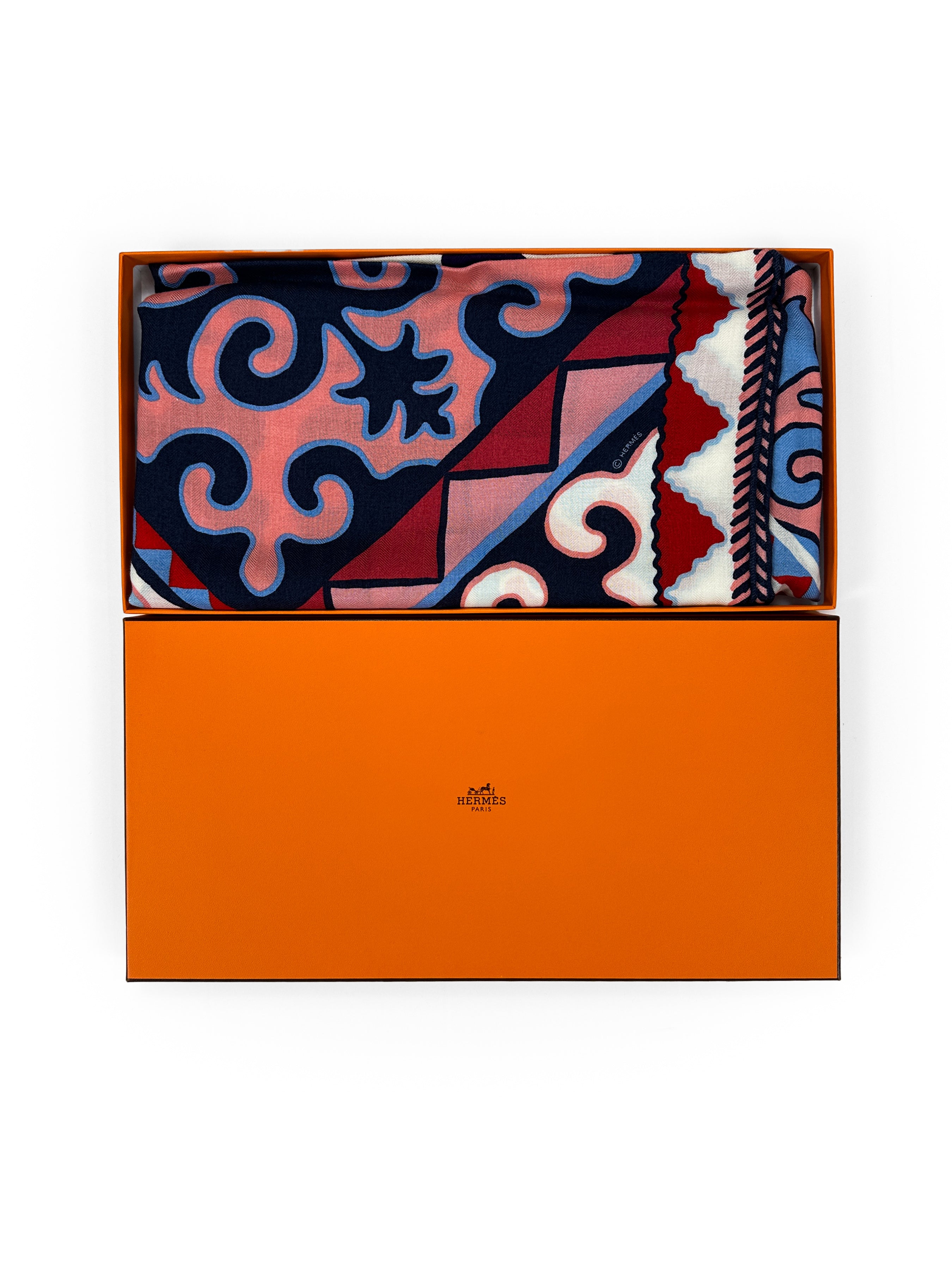 Hermès Appaloosa des Steppes Cashmere Silk 140