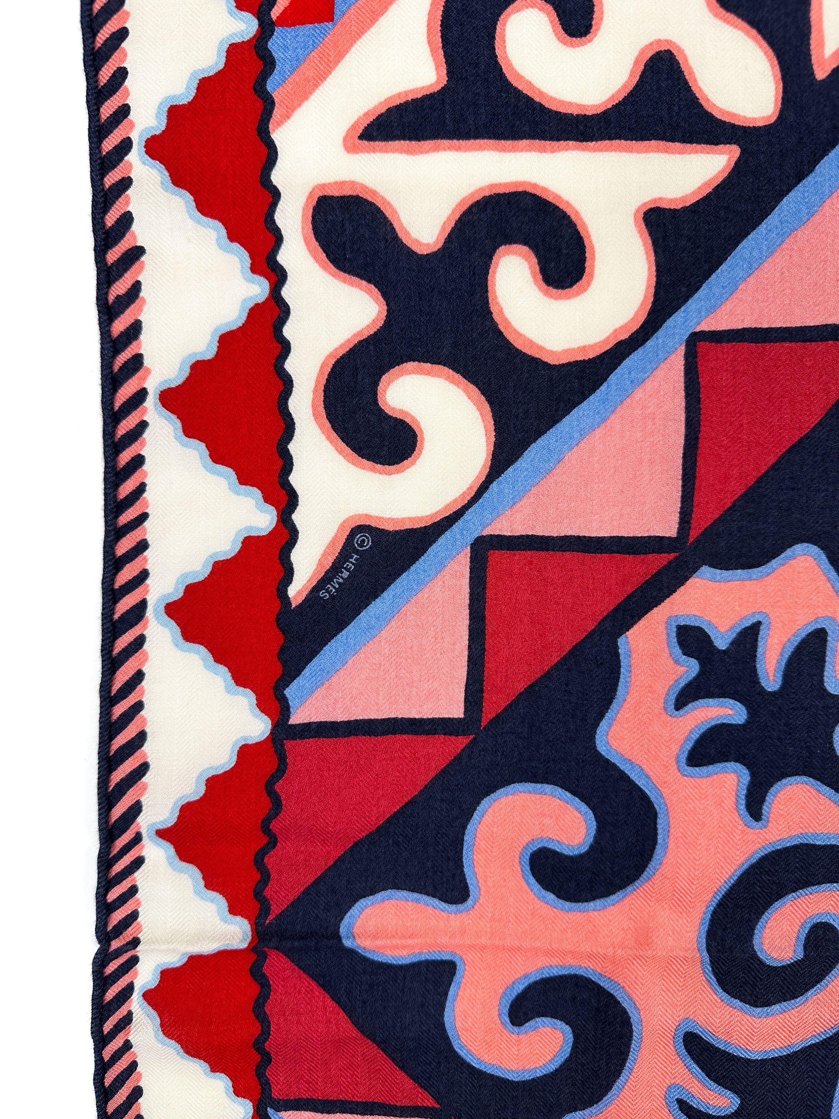 Hermès Appaloosa des Steppes Cashmere Silk 140