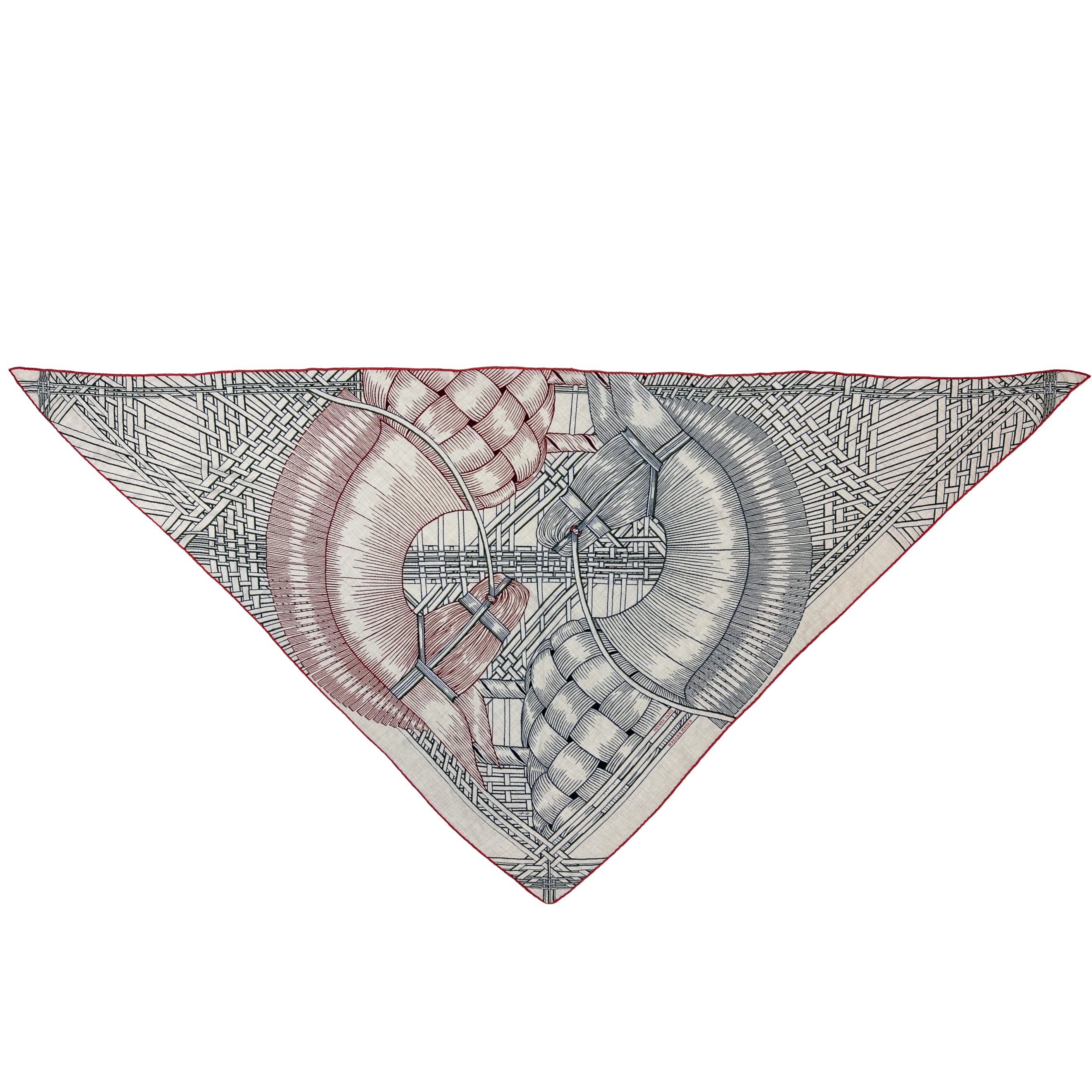 Hermès Masan & Masan Cashmere Silk Giant Triangle