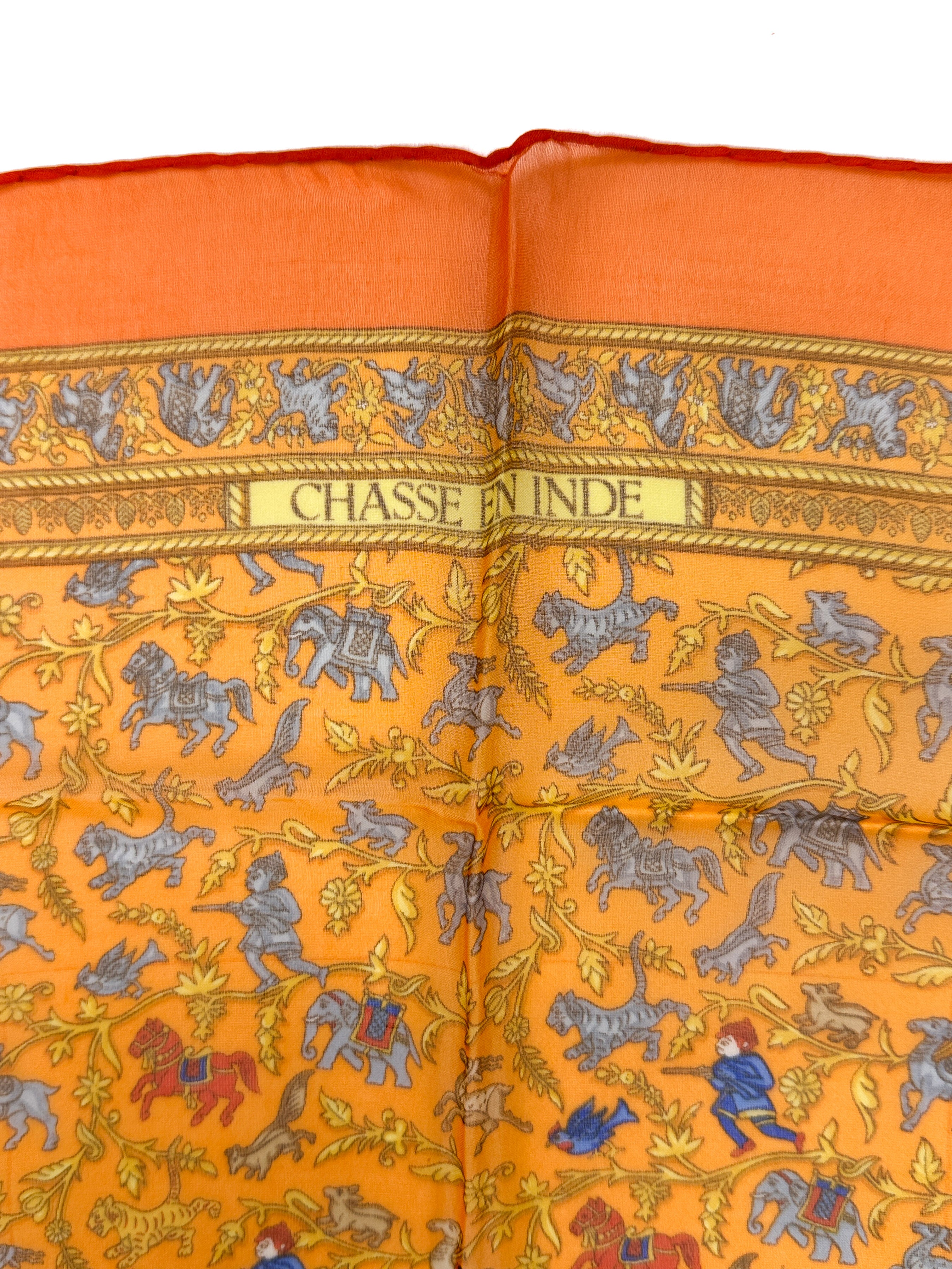 Hermès Chasse en Inde Mousseline 45