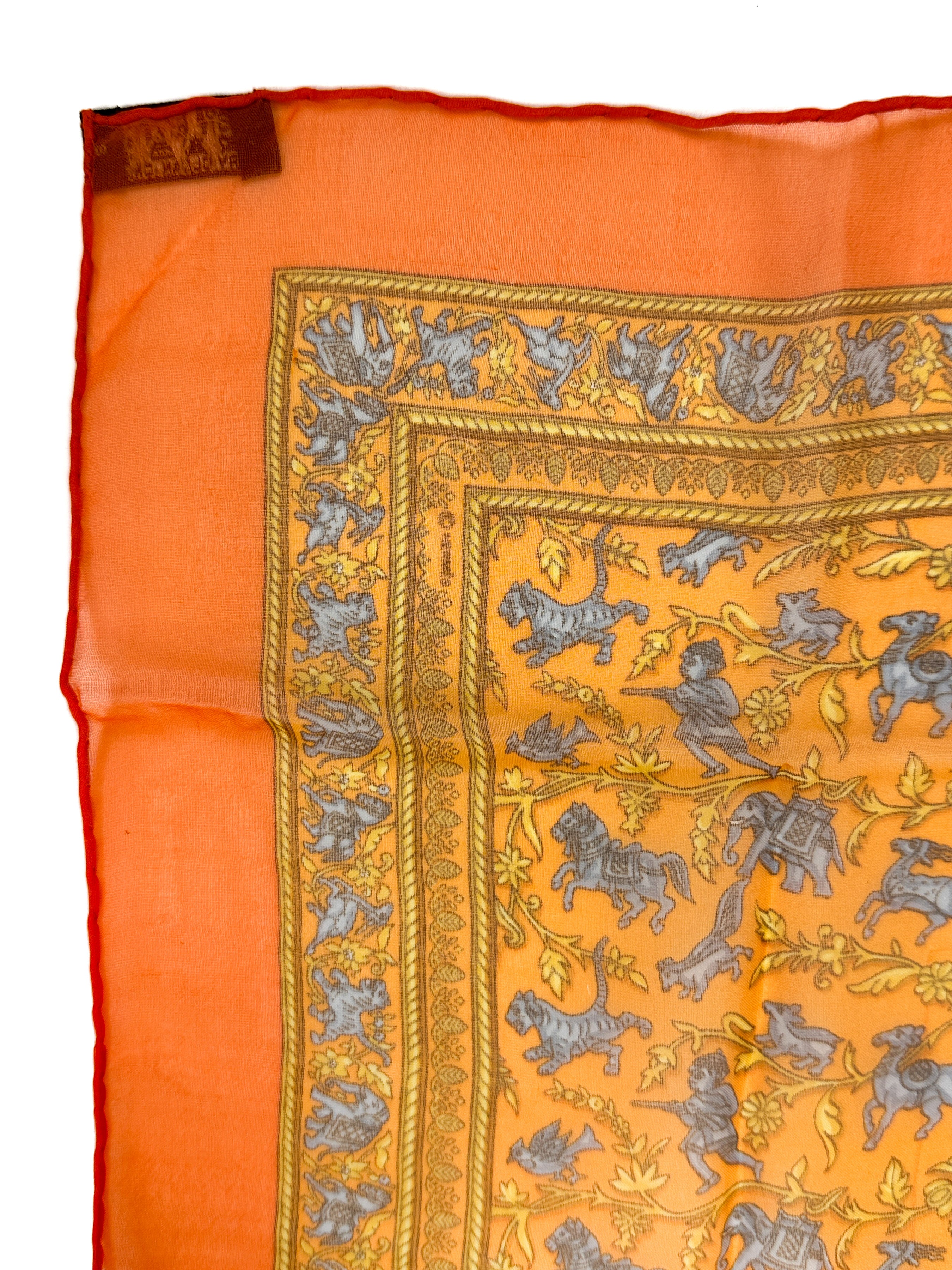 Hermès Chasse en Inde Mousseline 45