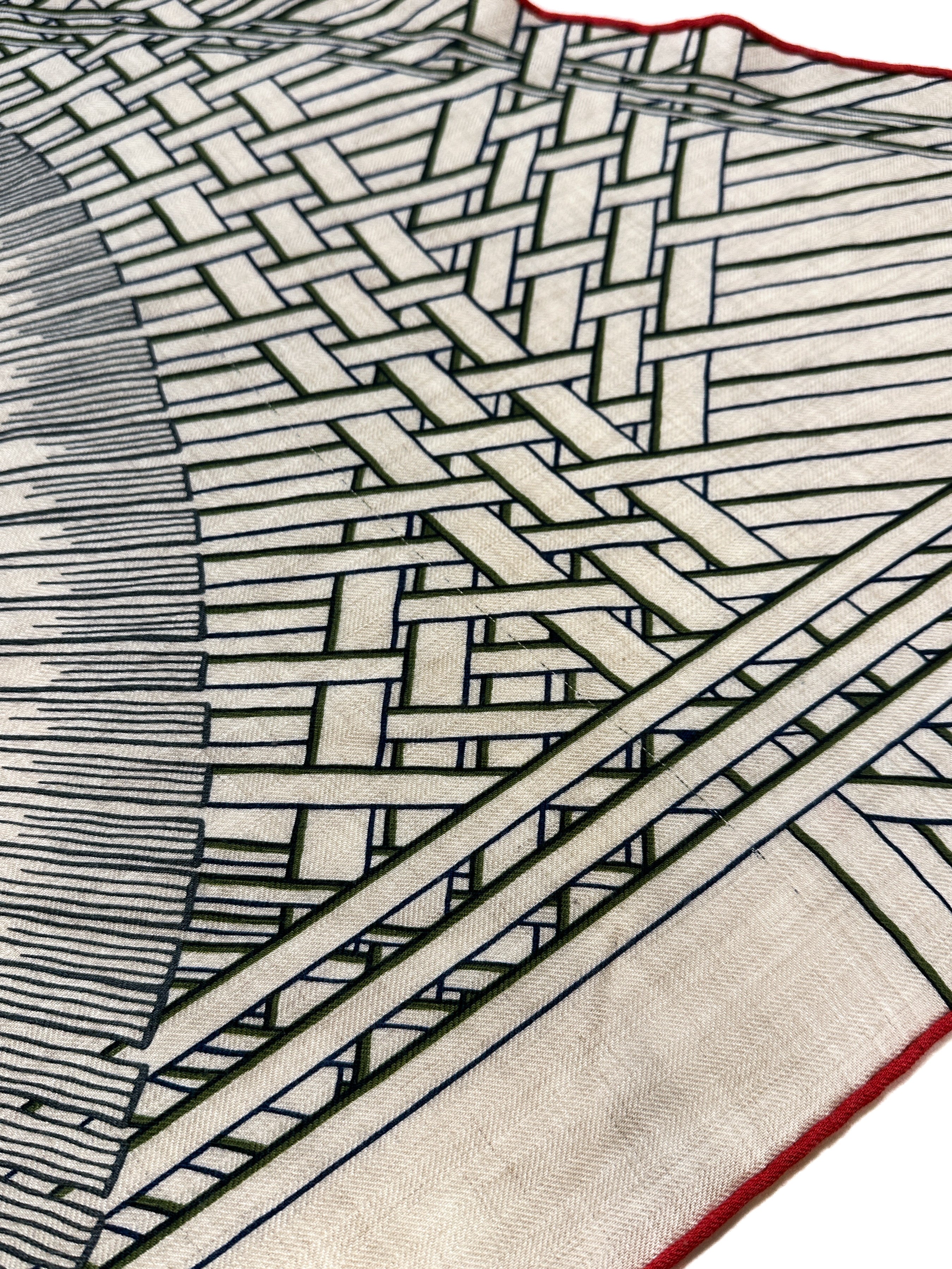 Hermès Masan & Masan Cashmere Silk Giant Triangle