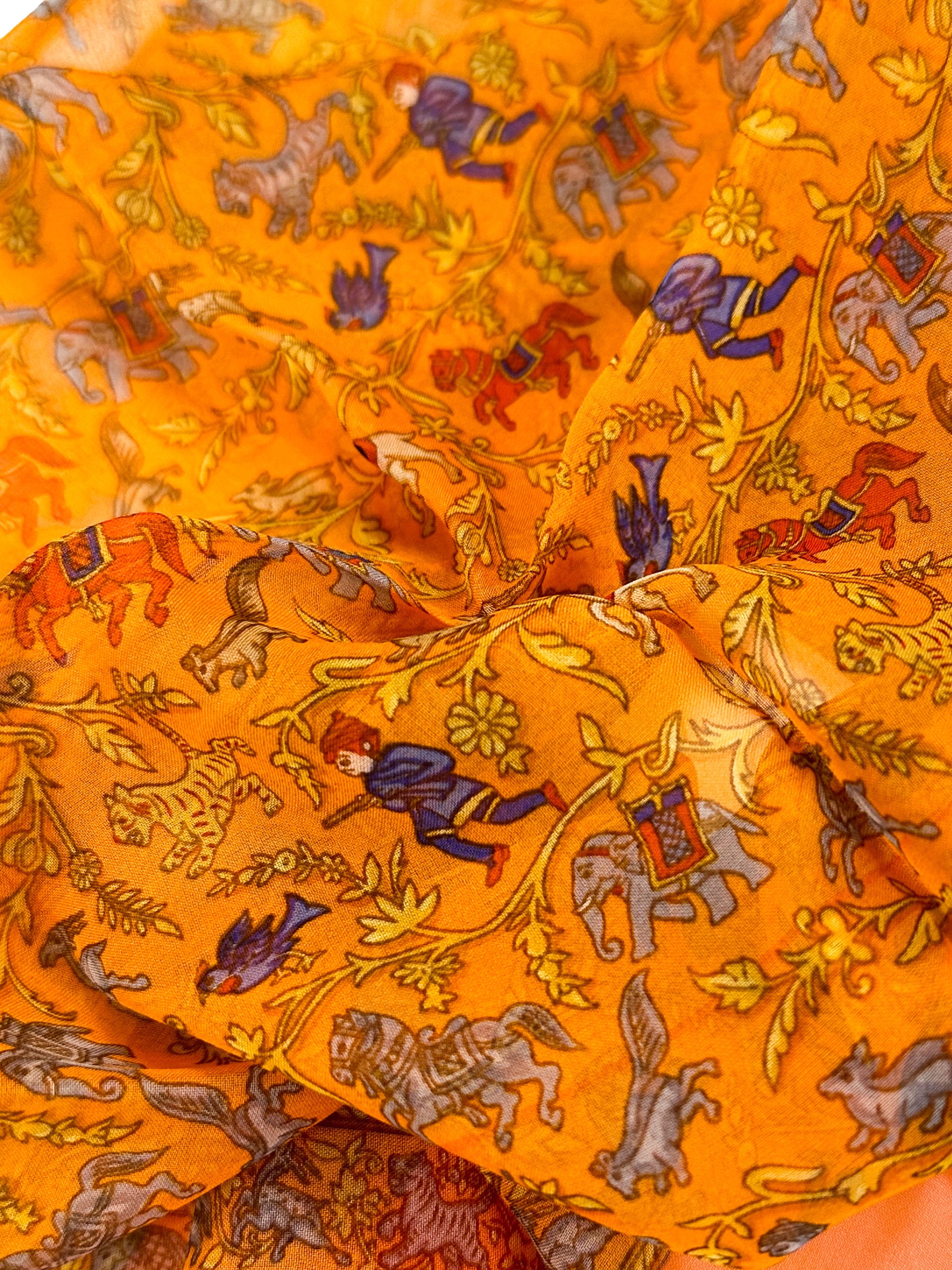 Hermès Chasse en Inde Mousseline 45