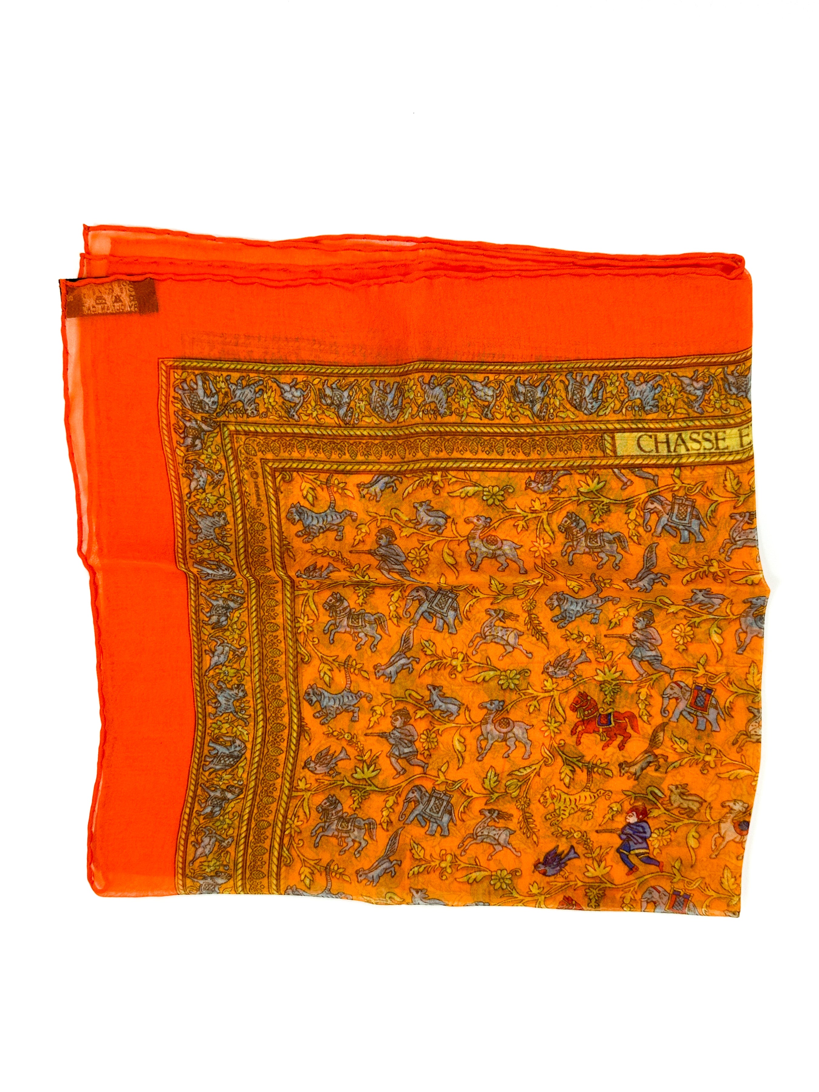 Hermès Chasse en Inde Mousseline 45