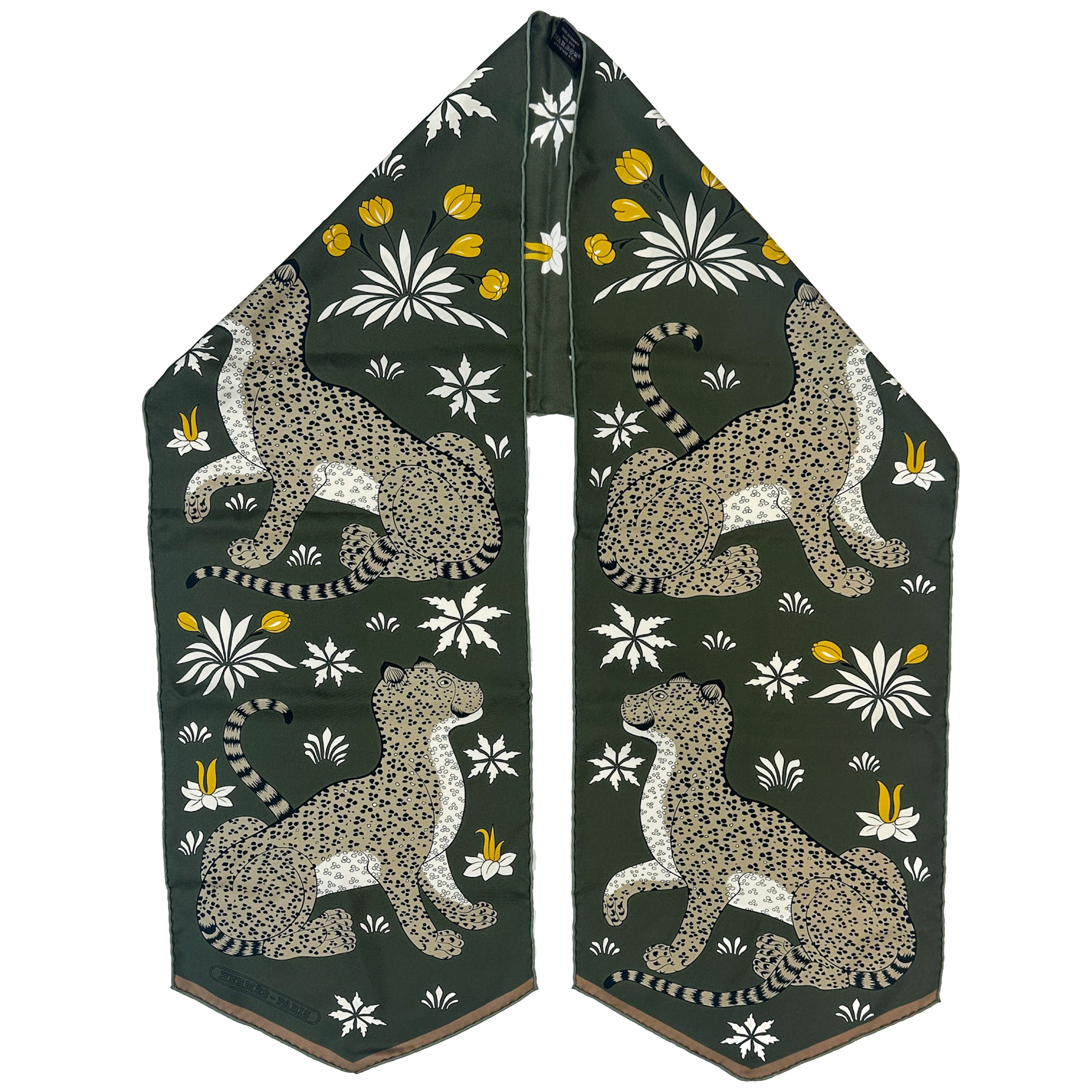 Hermès Les Leopards Twilly