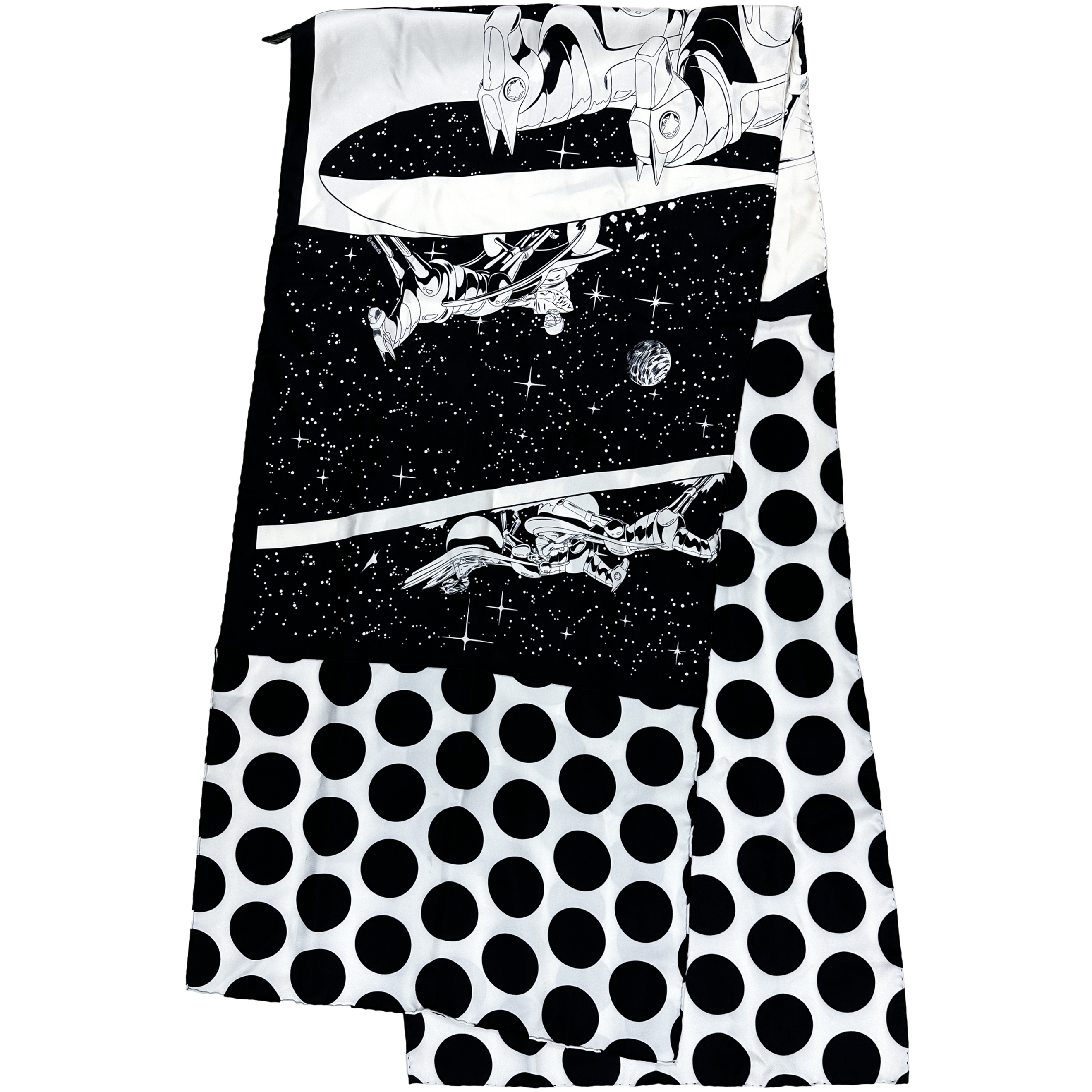 Hermès Space Derby Exceptional Patchwork Shawl