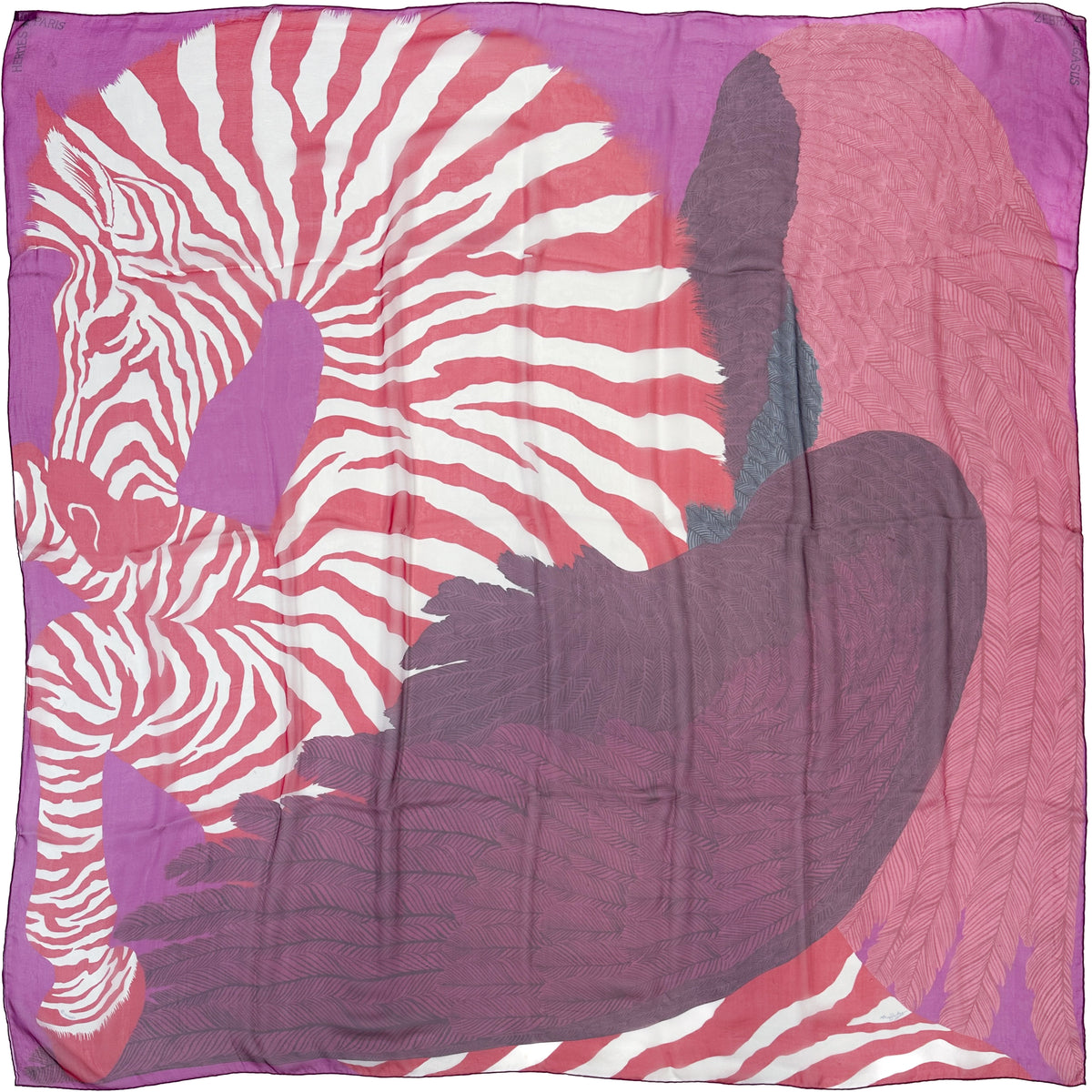 Hermès Zebra Pegasus Mousseline 140