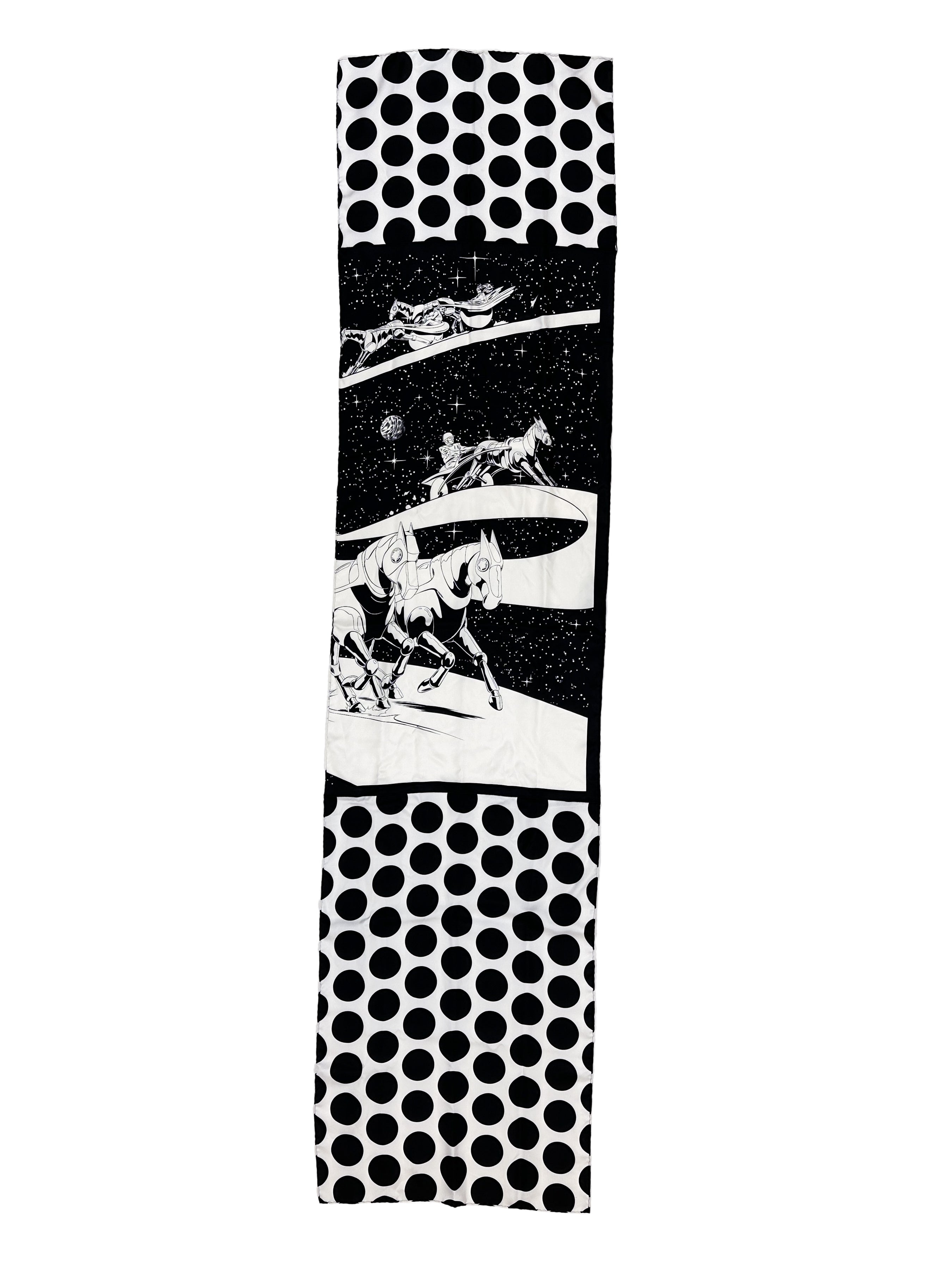 Hermès Space Derby Exceptional Patchwork Shawl