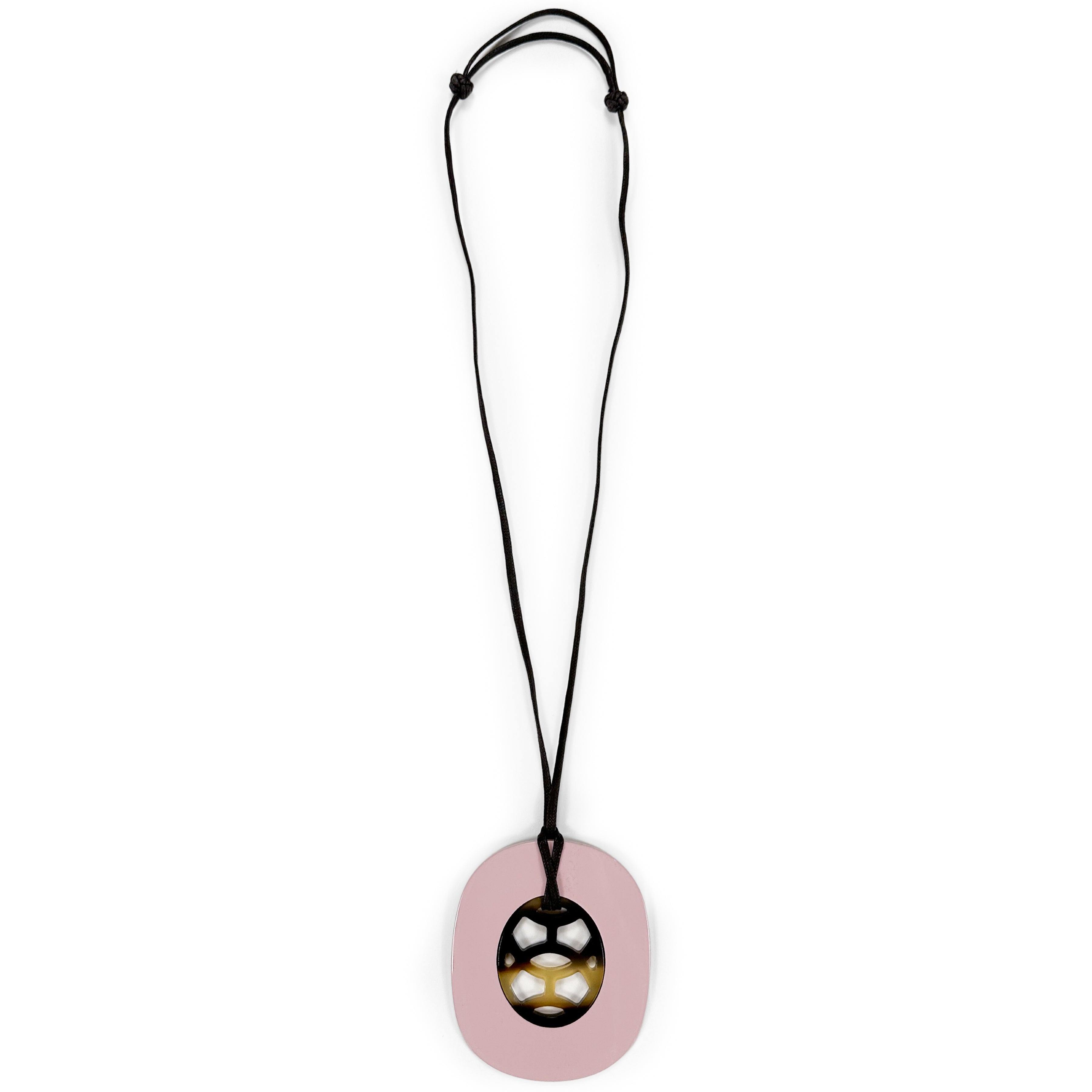 Hermès La Ligne Corne et Laque GM Necklace