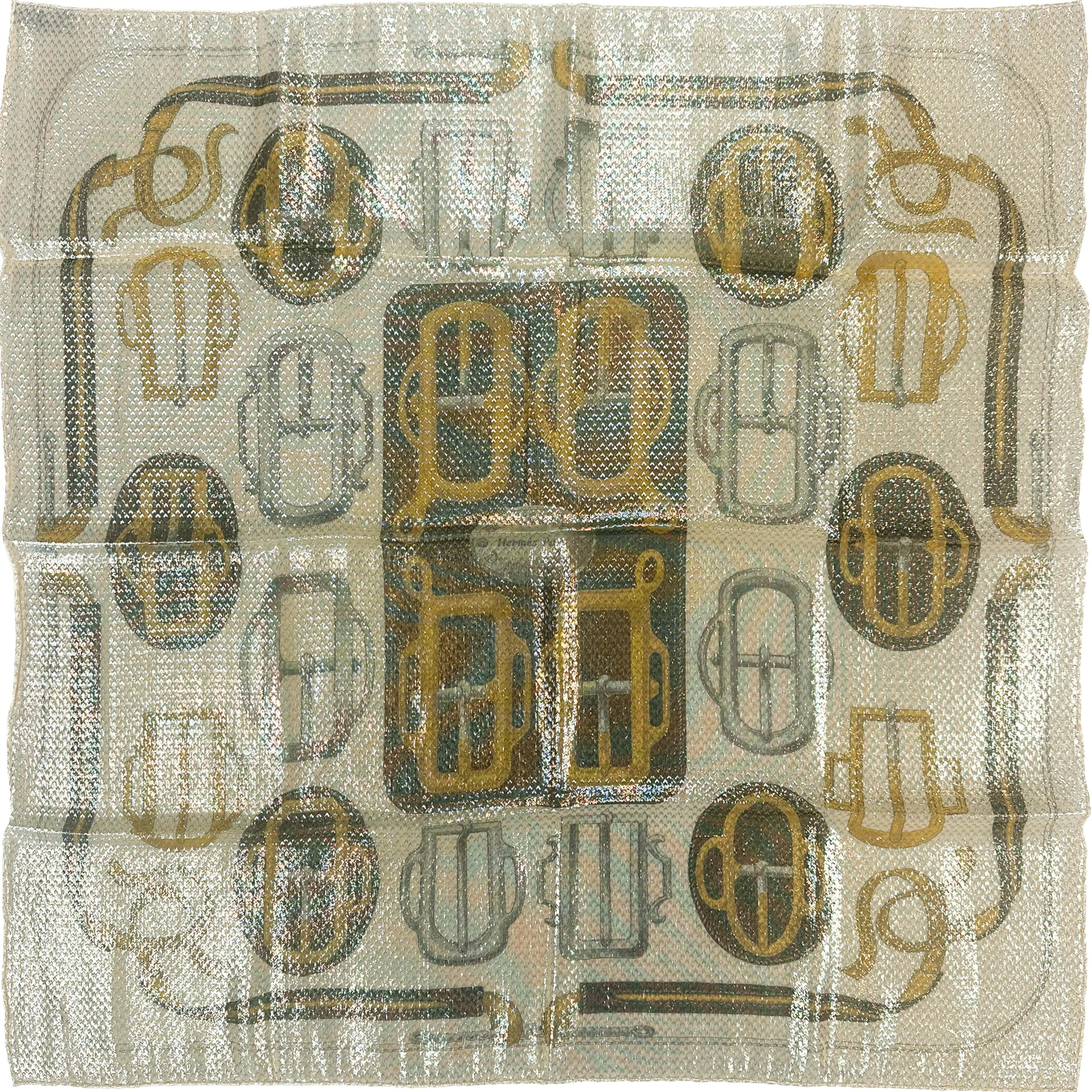 Hermès Bouclerie d'Attelage Glitter 70