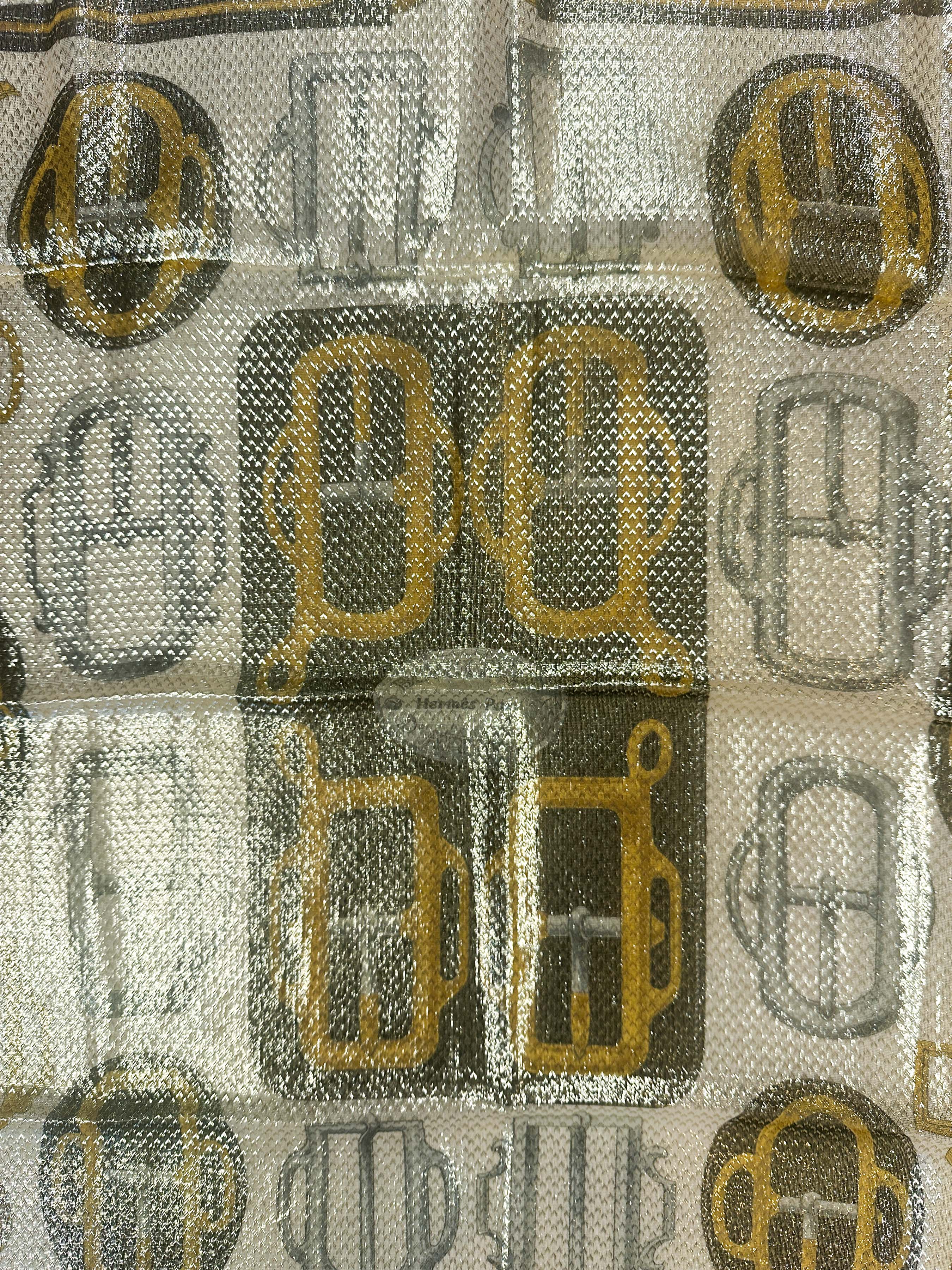 Hermès Bouclerie d'Attelage Glitter 70