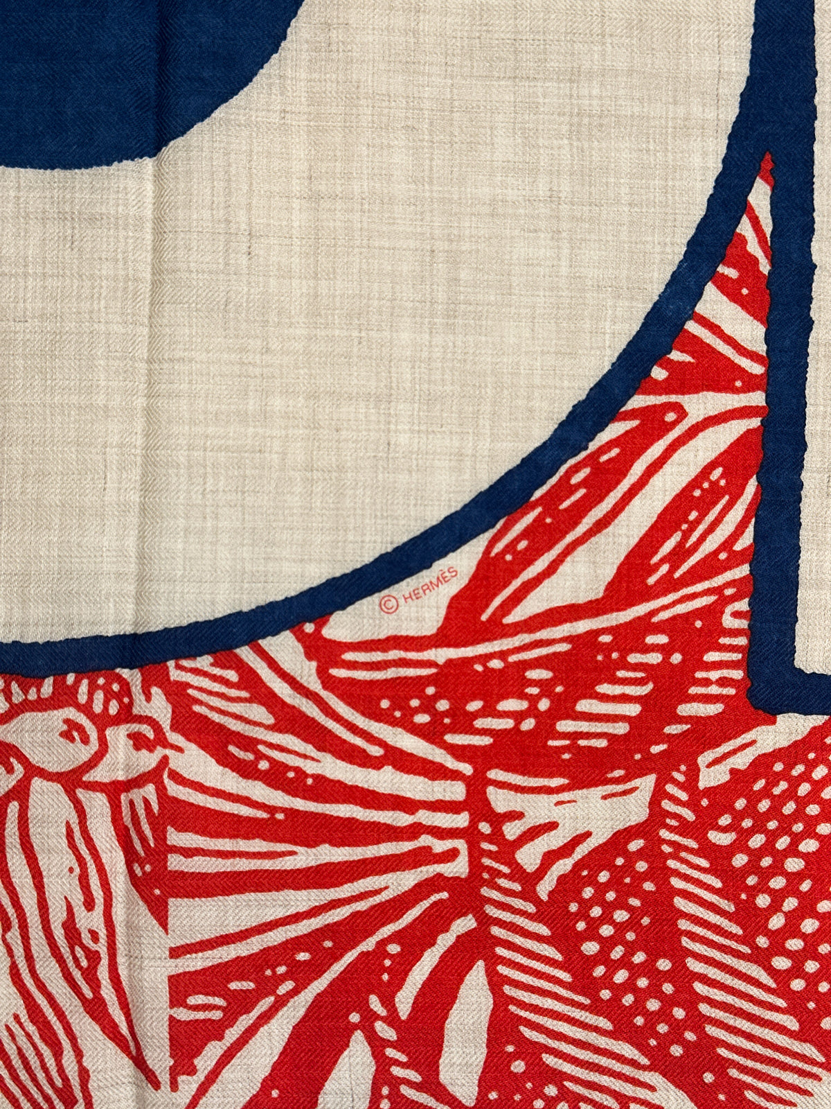 Hermès Cavalier en Formes Cashmere Silk 140