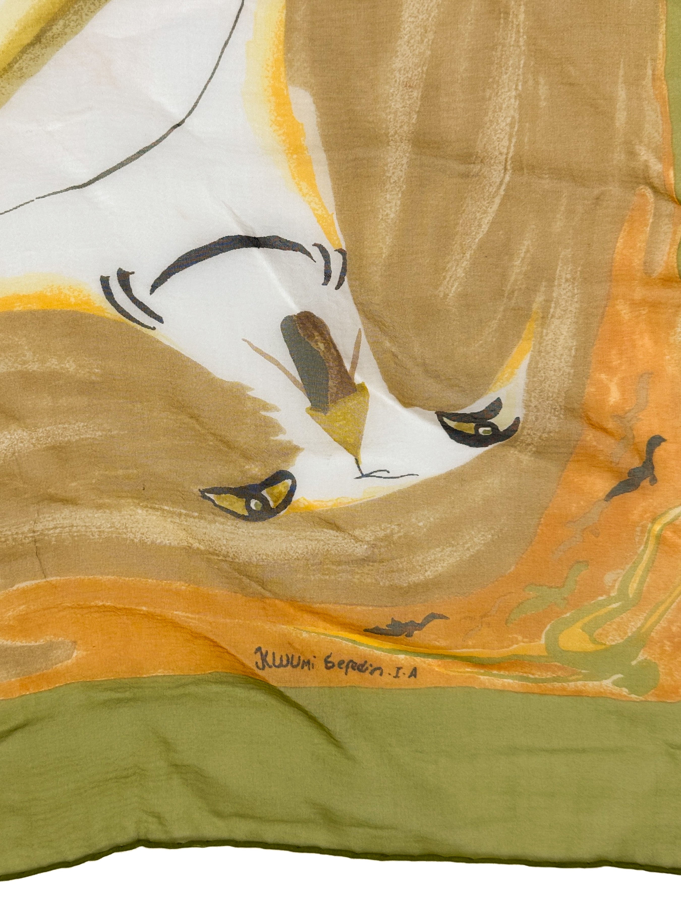 Hermès Smiles In Third Millenary Mousseline 90