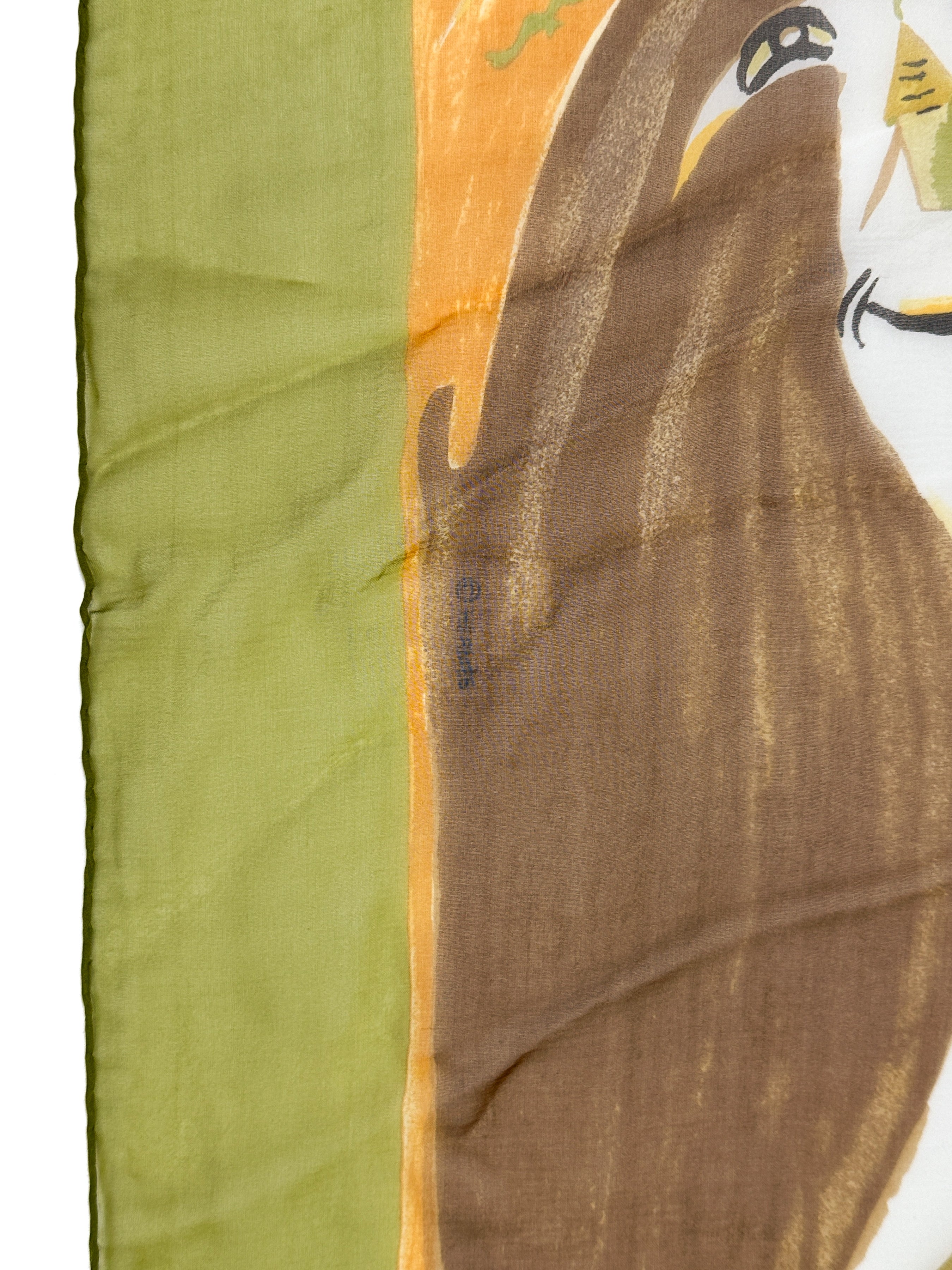 Hermès Smiles In Third Millenary Mousseline 90