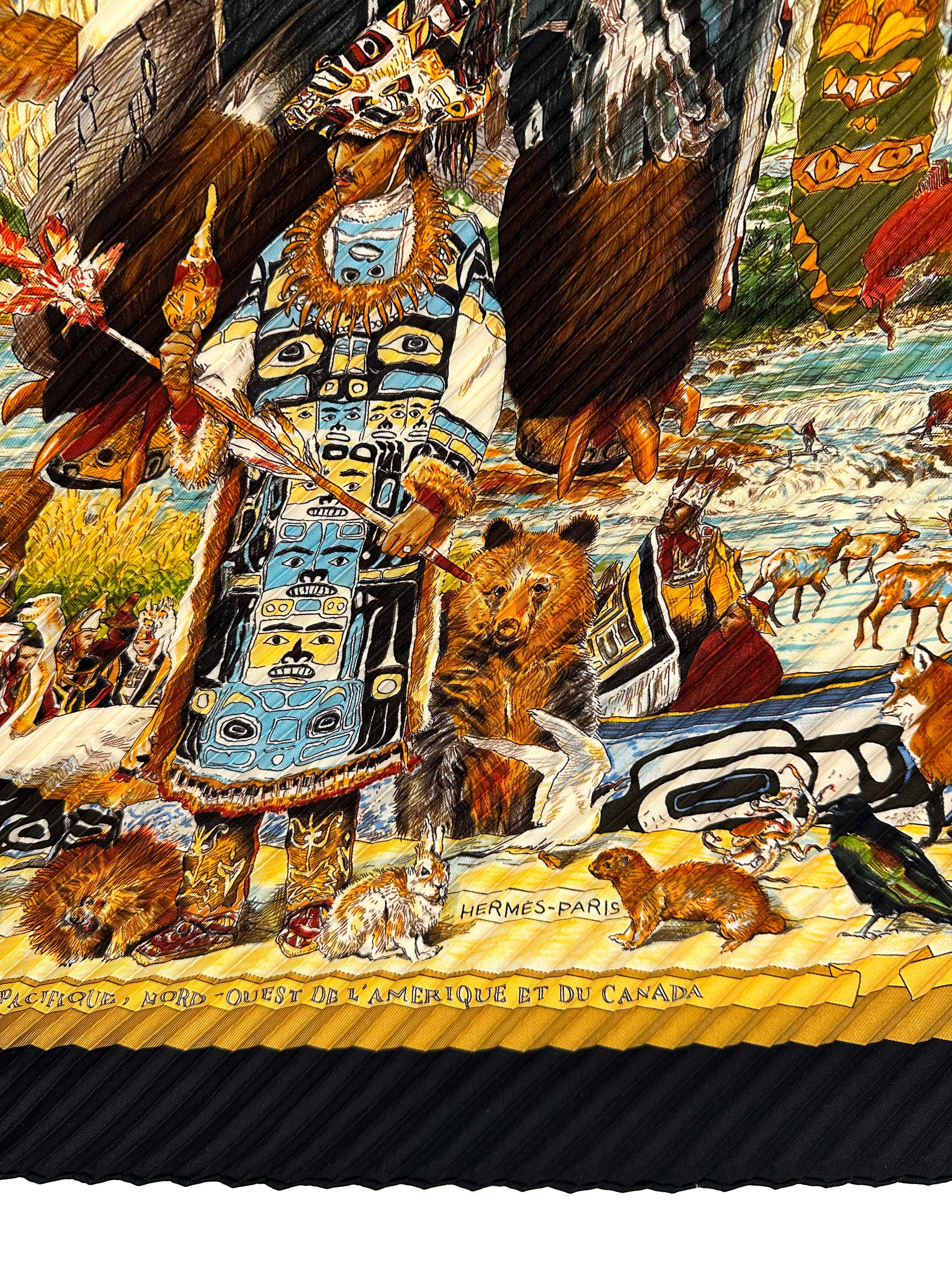 Hermès Tsitsika Plissé 90