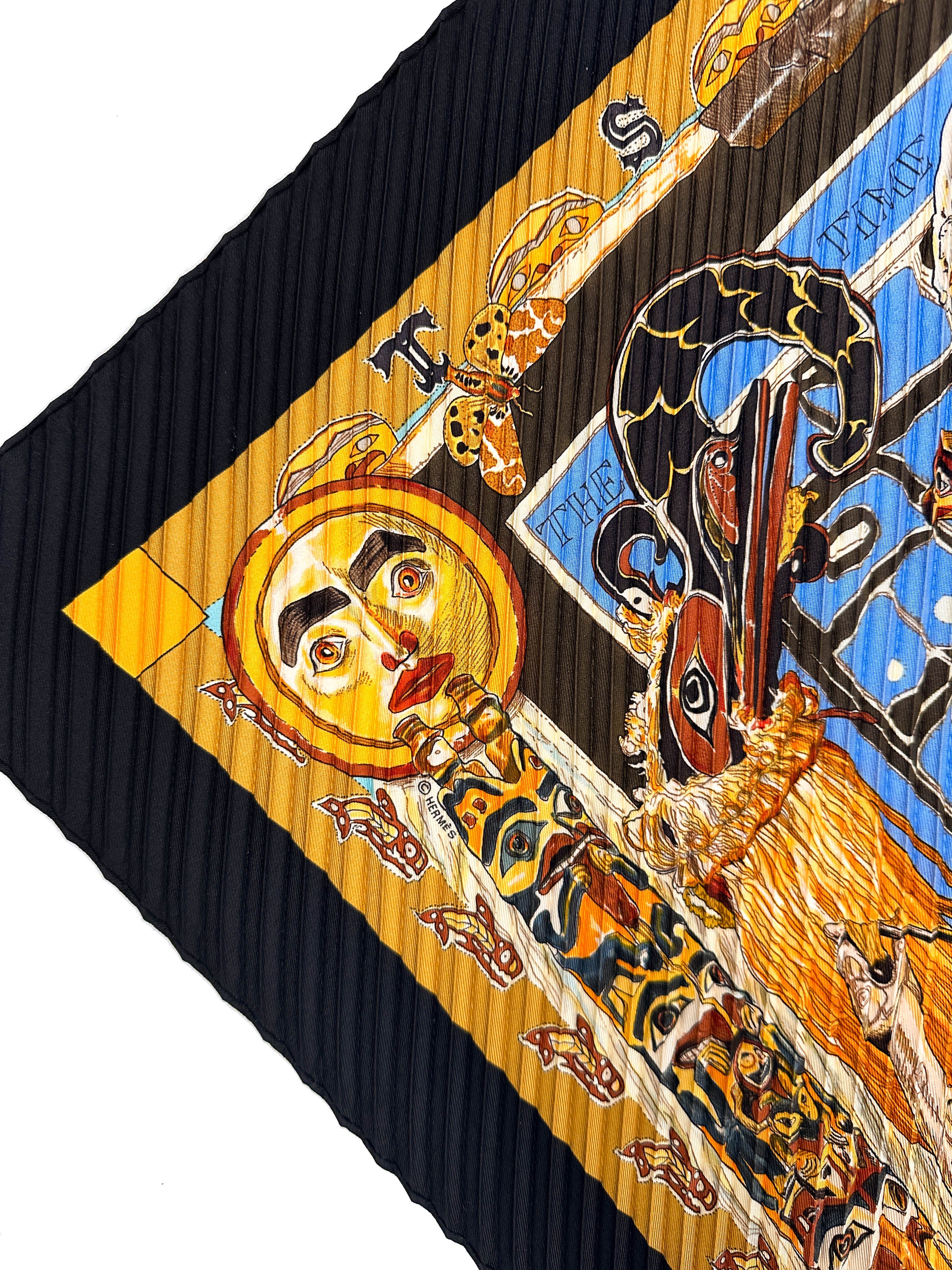 Hermès Tsitsika Plissé 90