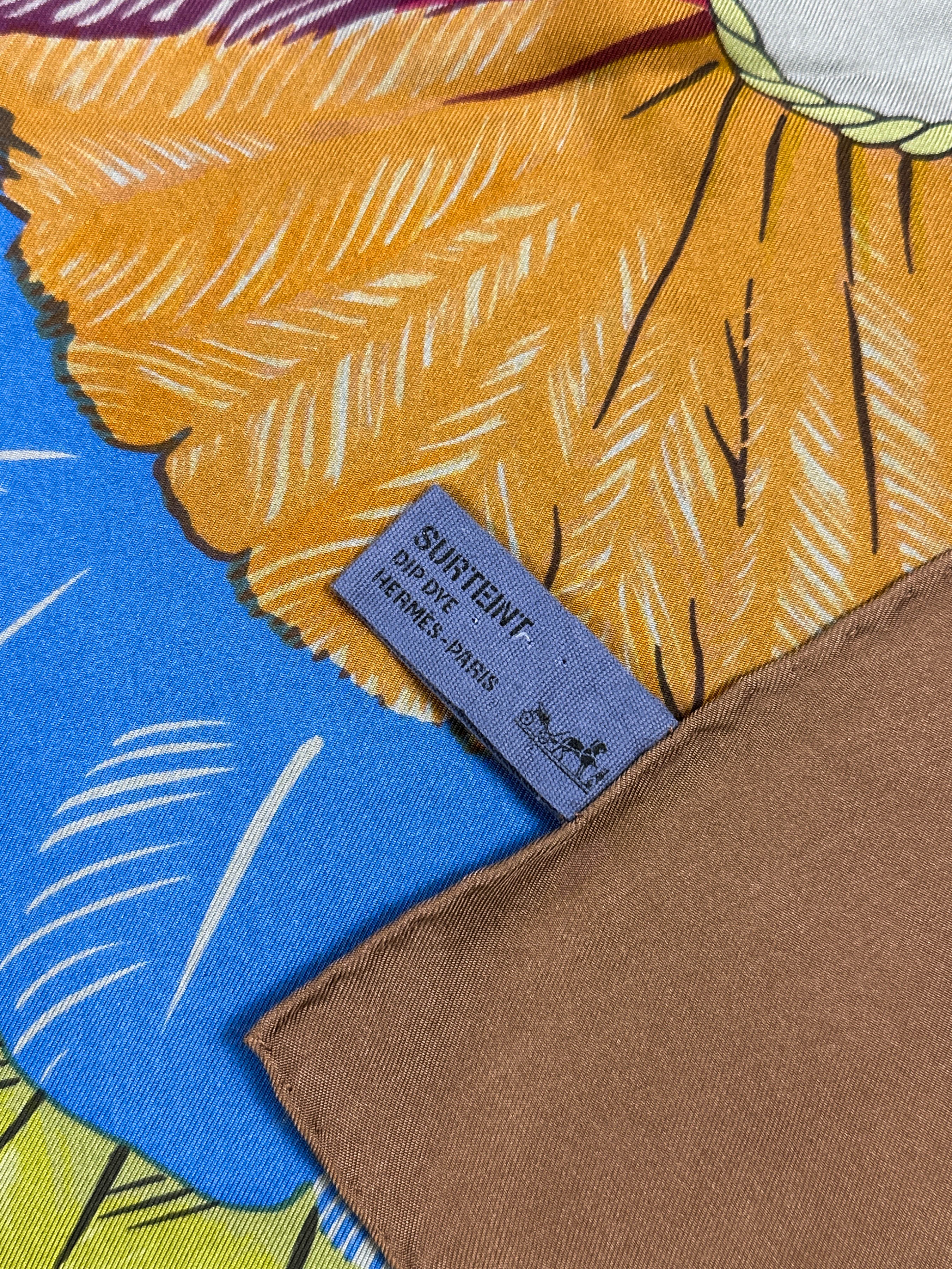 Hermès Brazil Detail Dip Dye 140