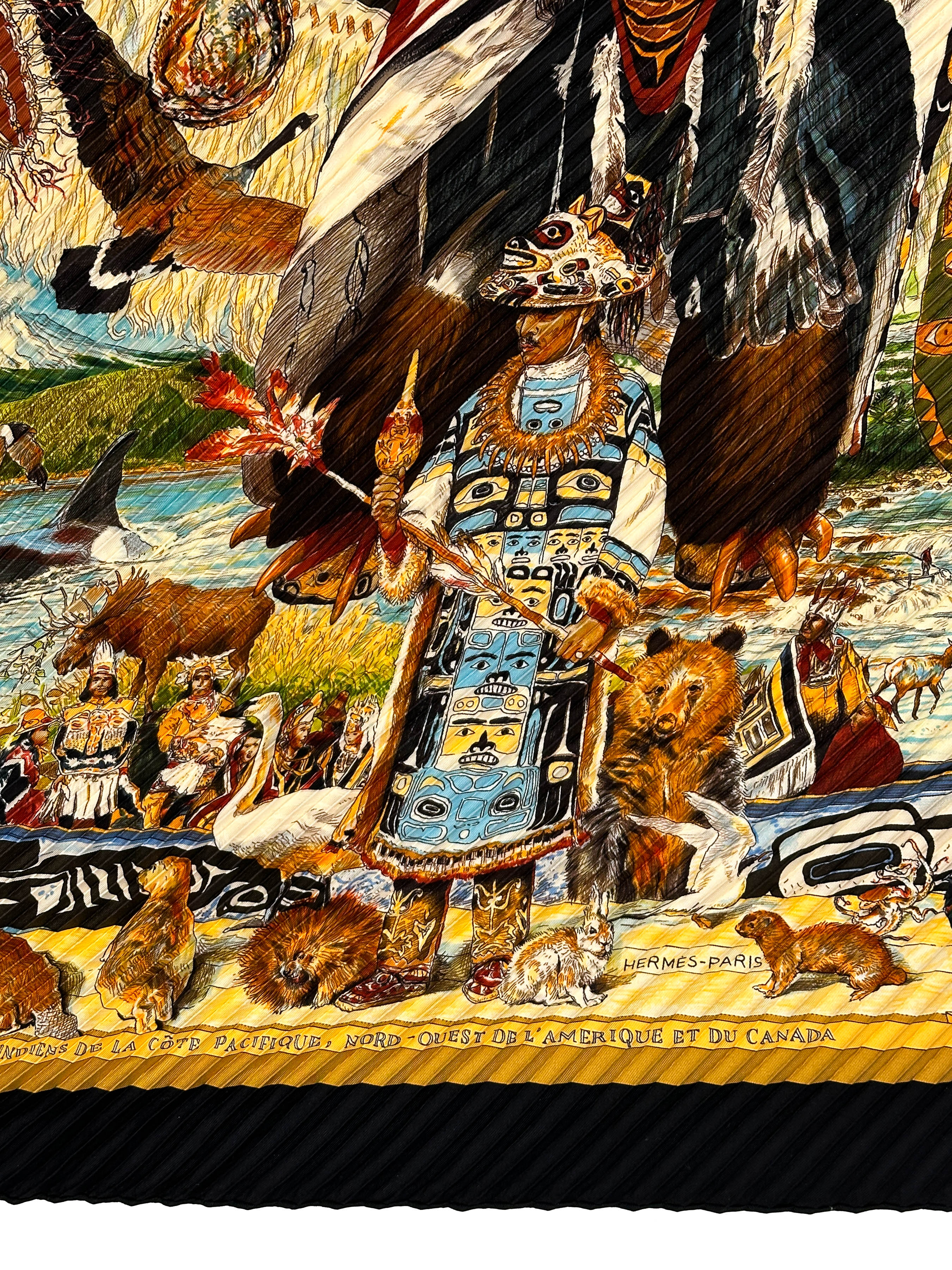 Hermès Tsitsika Plissé 90