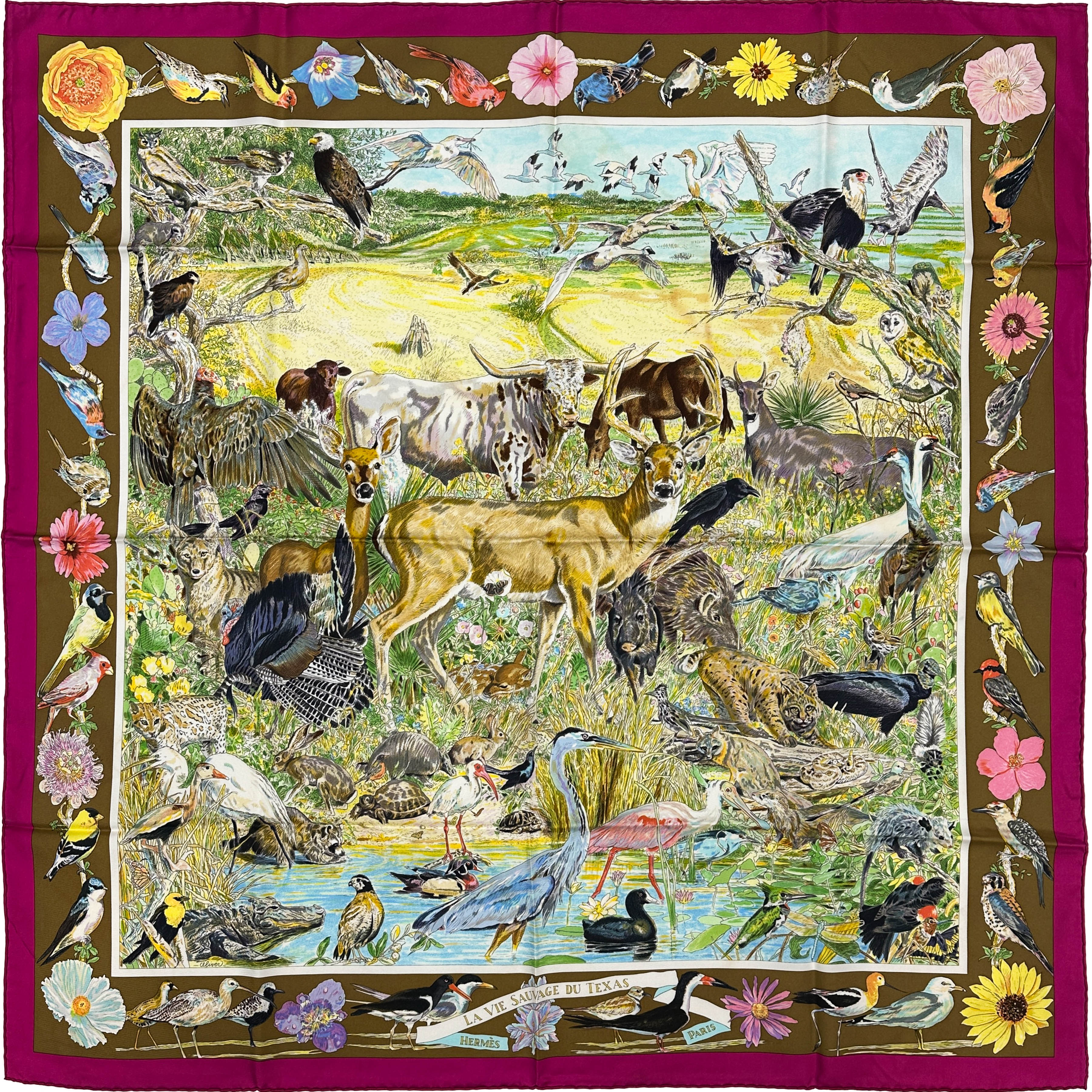 Hermès La Vie Sauvage du Texas 90