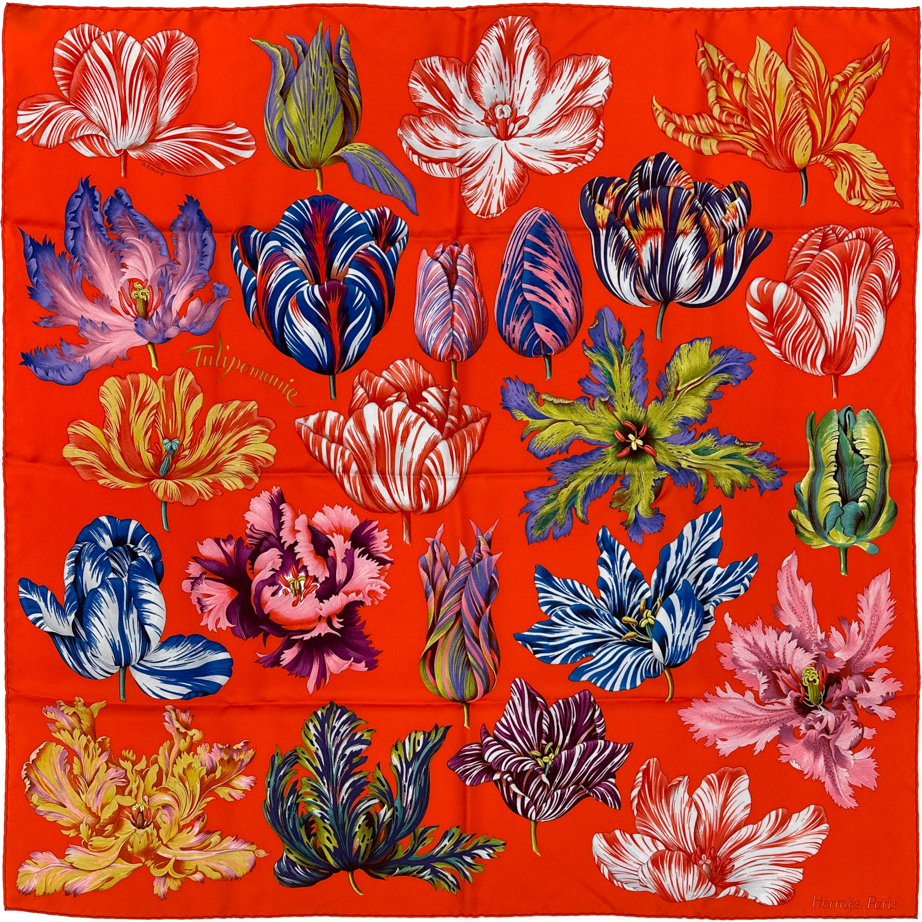 Hermès Tulipomanie 90