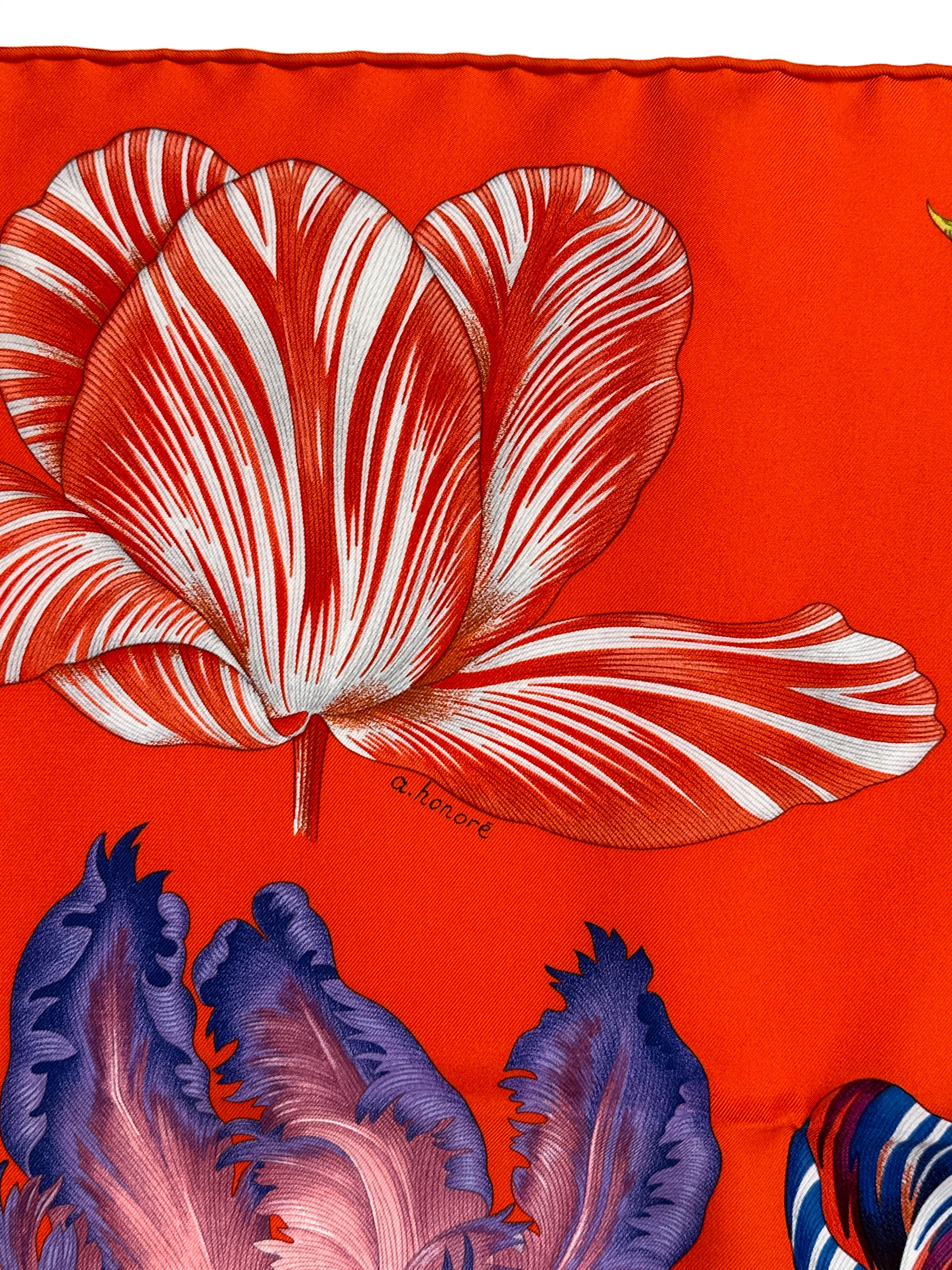 Hermès Tulipomanie 90
