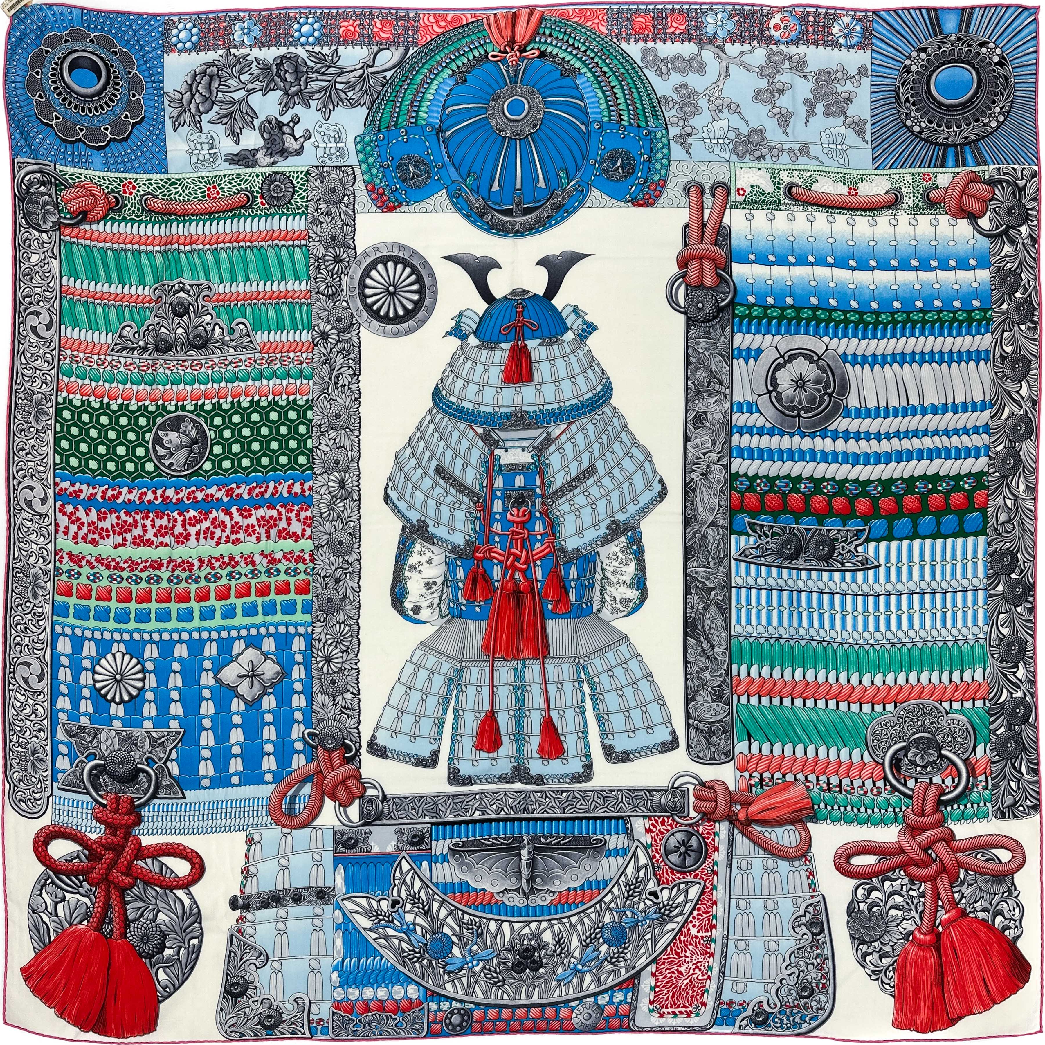 Hermès Parures de Samourais Cashmere Silk 140