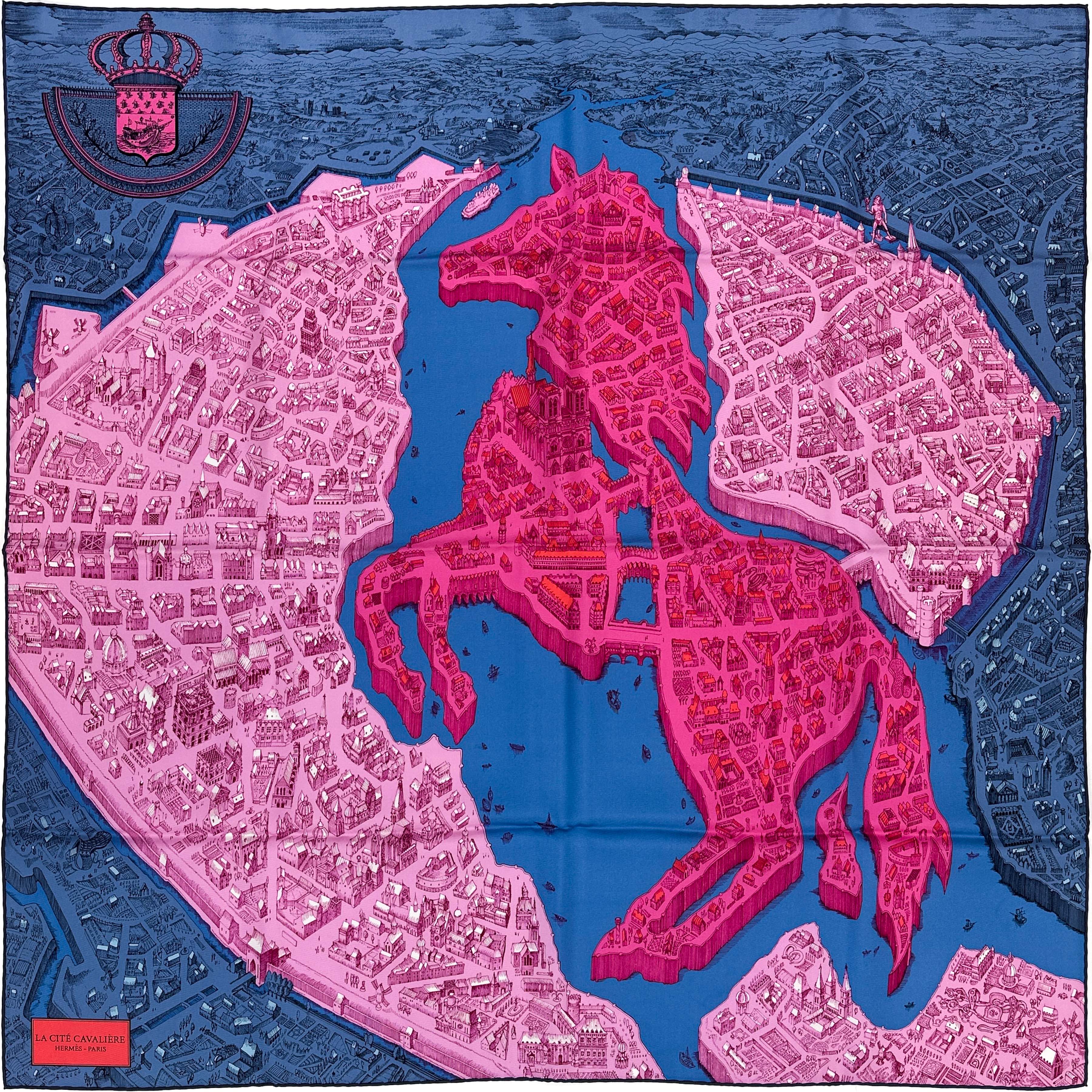 Hermès La Cité Cavalière 90