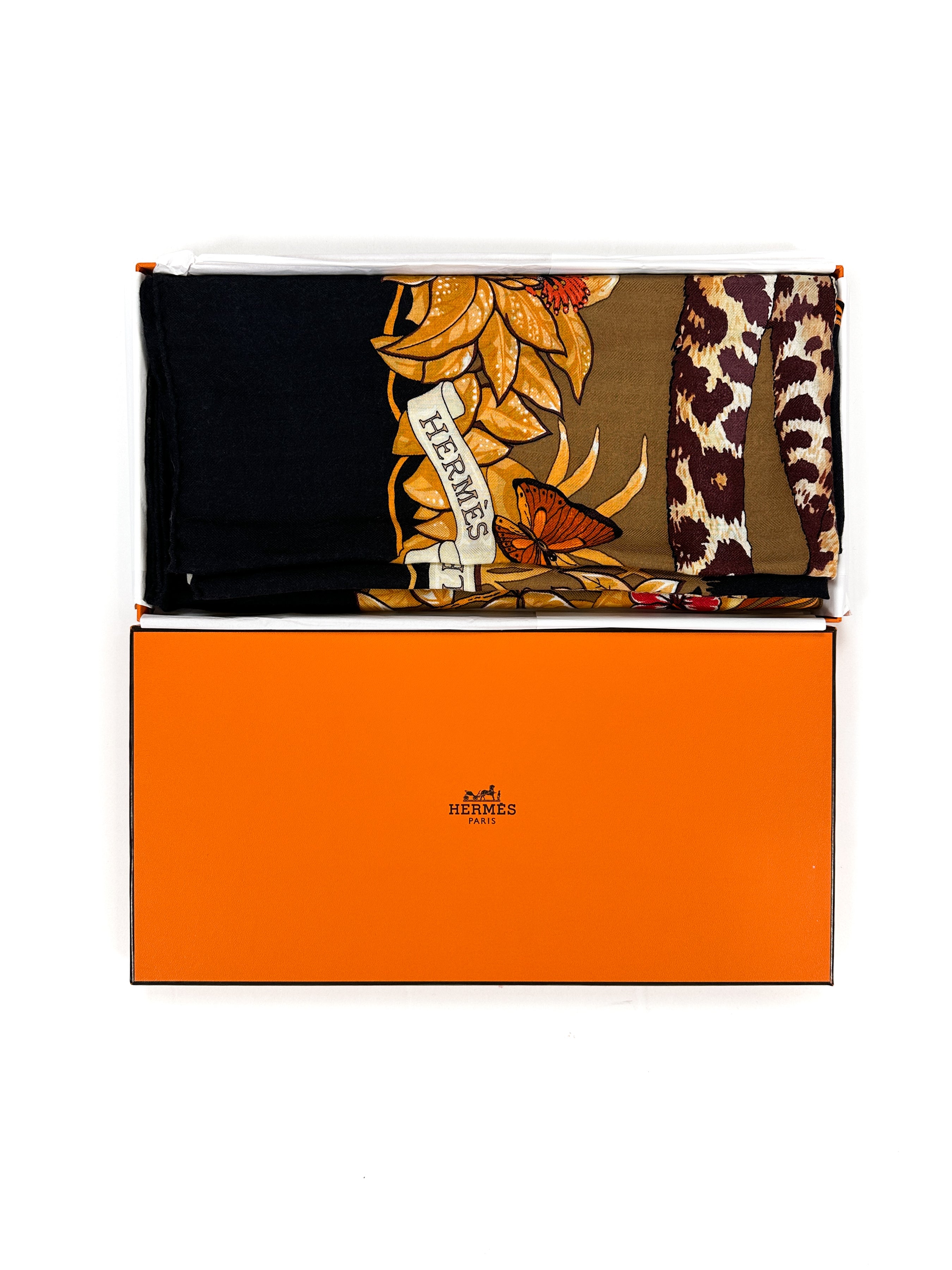Hermès Jungle Love Cashmere Silk 140