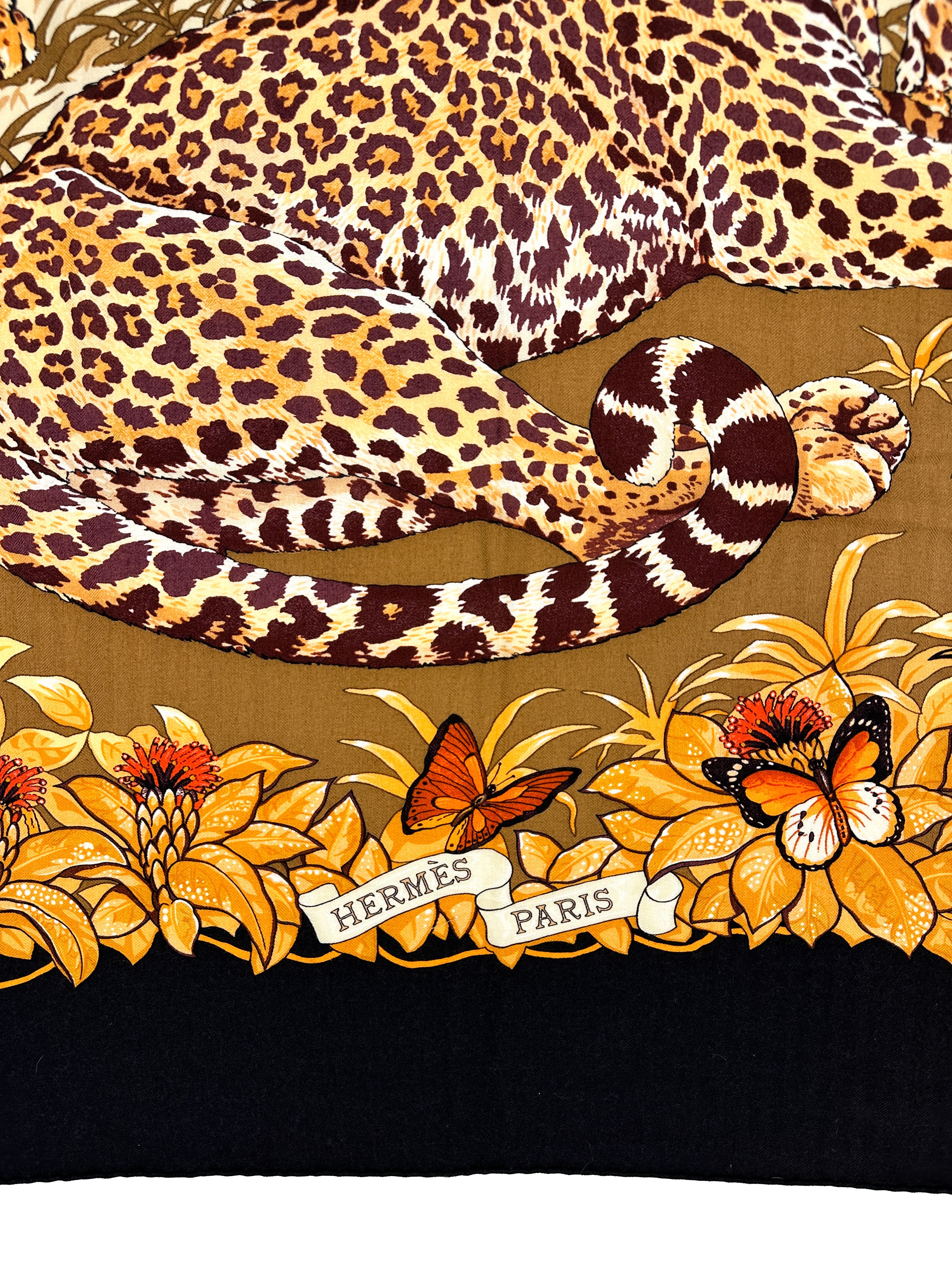 Hermès Jungle Love Cashmere Silk 140