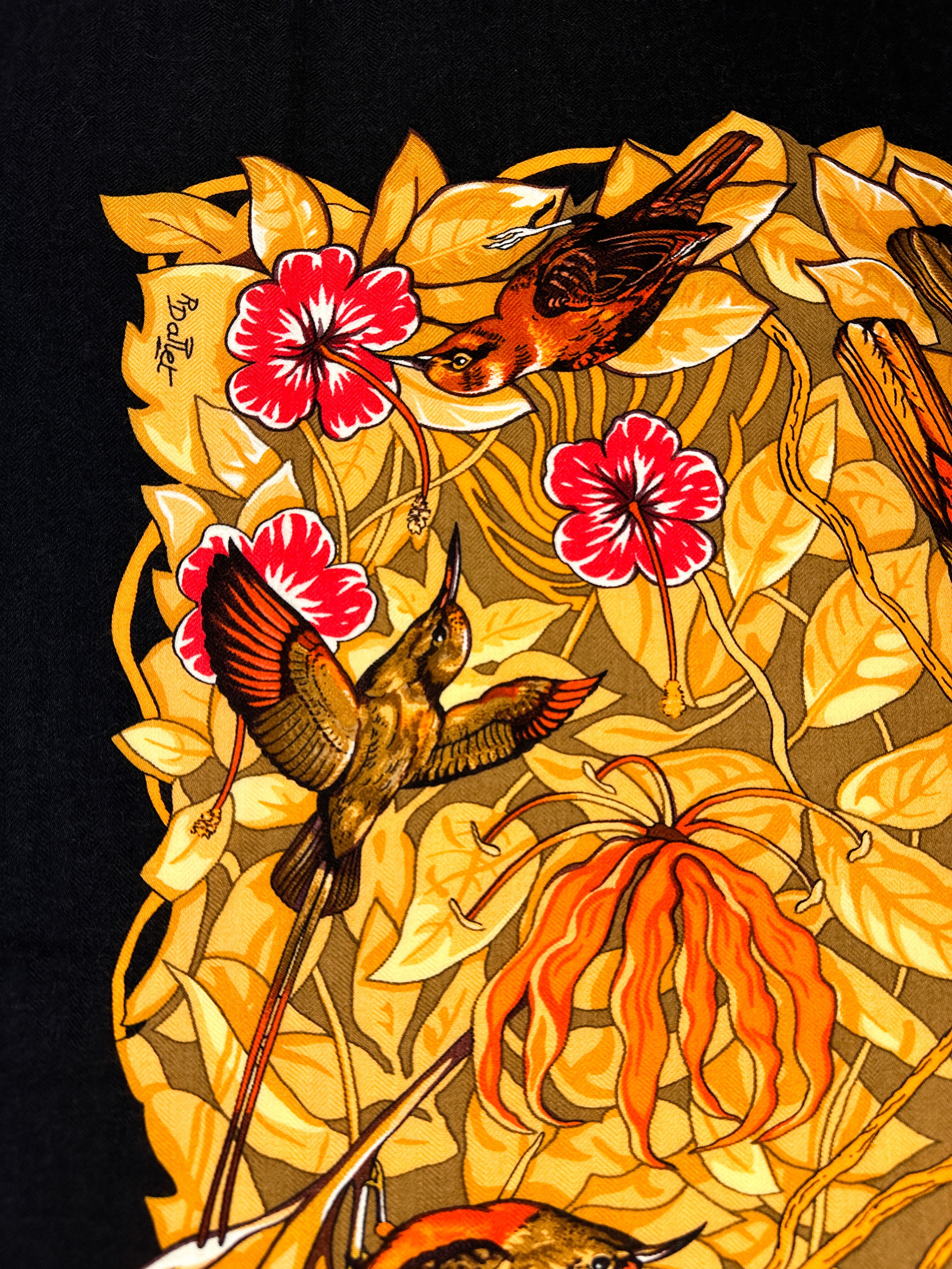 Hermès Jungle Love Cashmere Silk 140