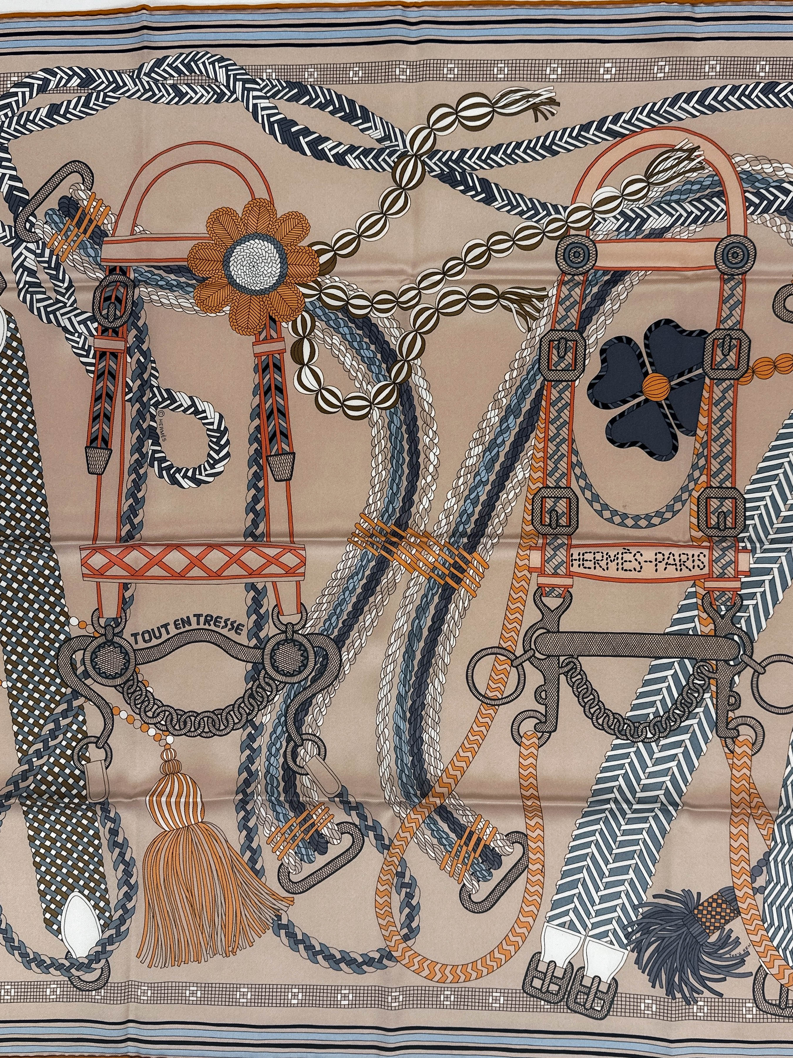 Hermès Tout en Tresse 70