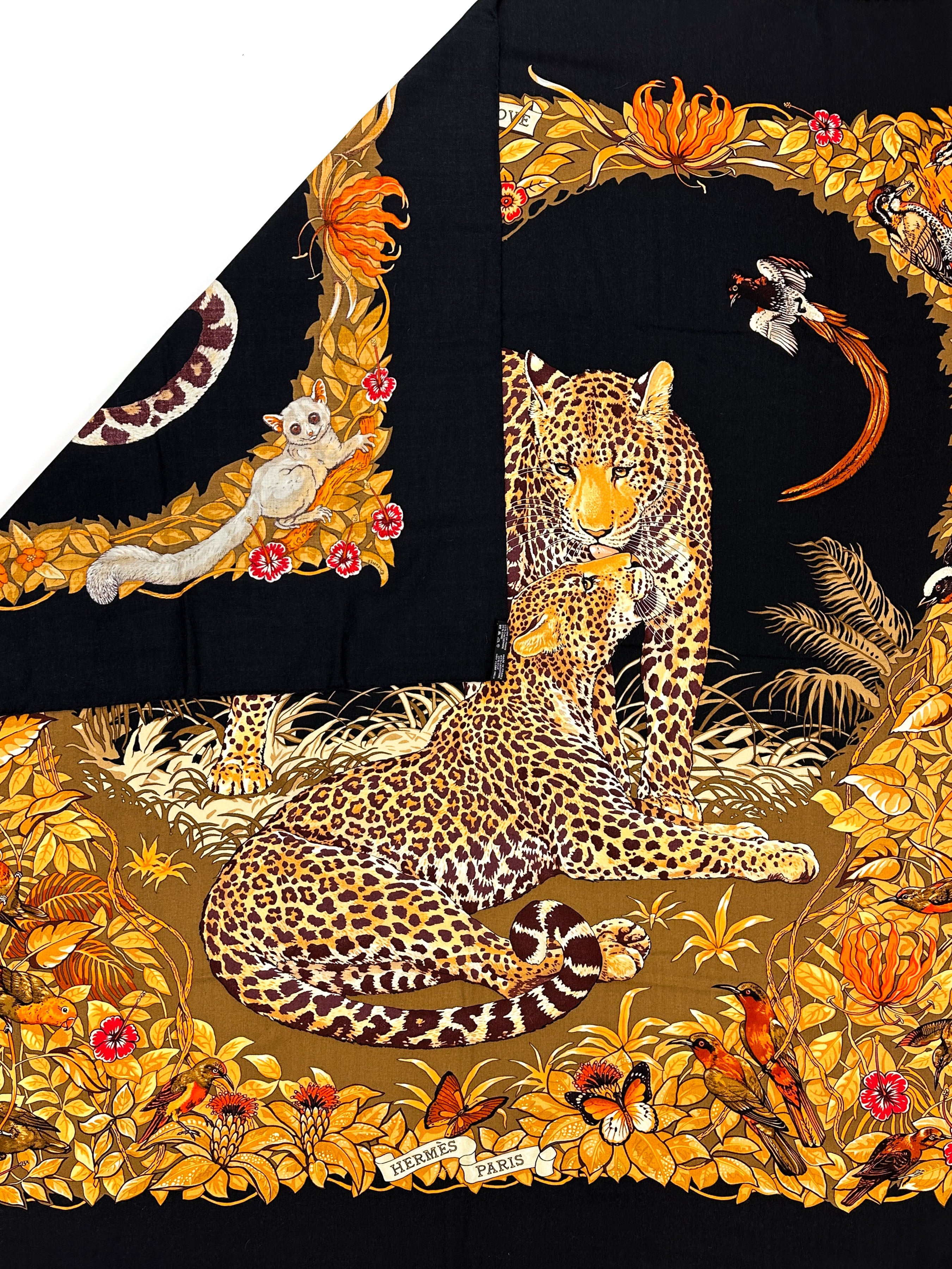 Hermès Jungle Love Cashmere Silk 140