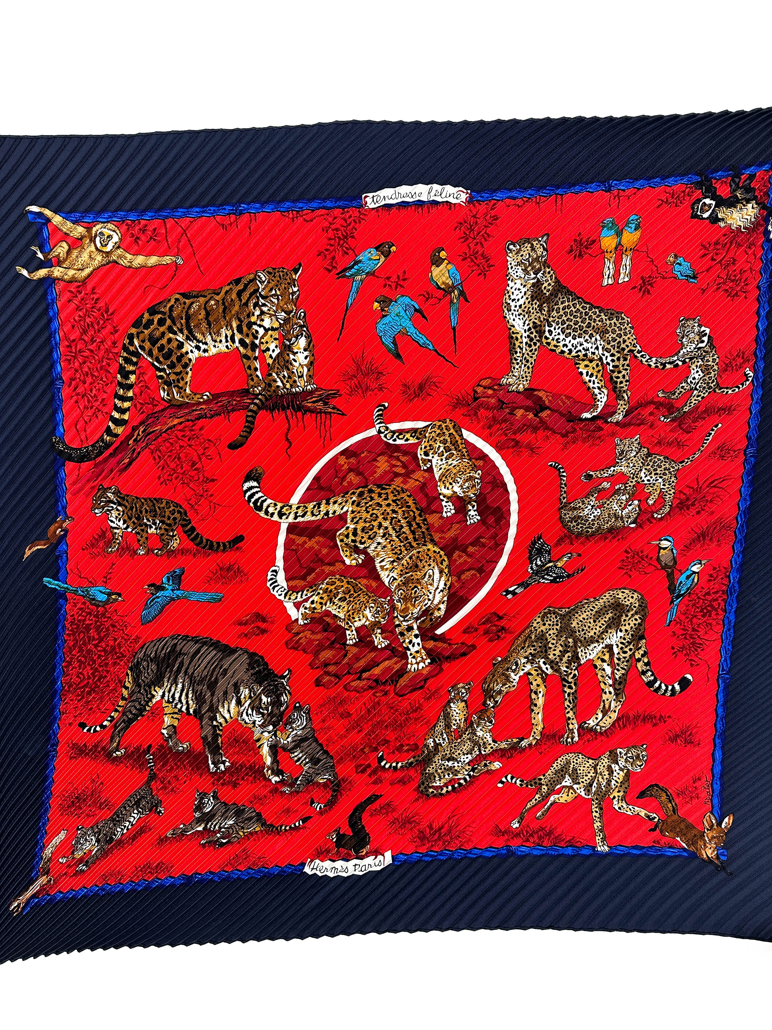 Hermès Tendresse Féline Plissé 90