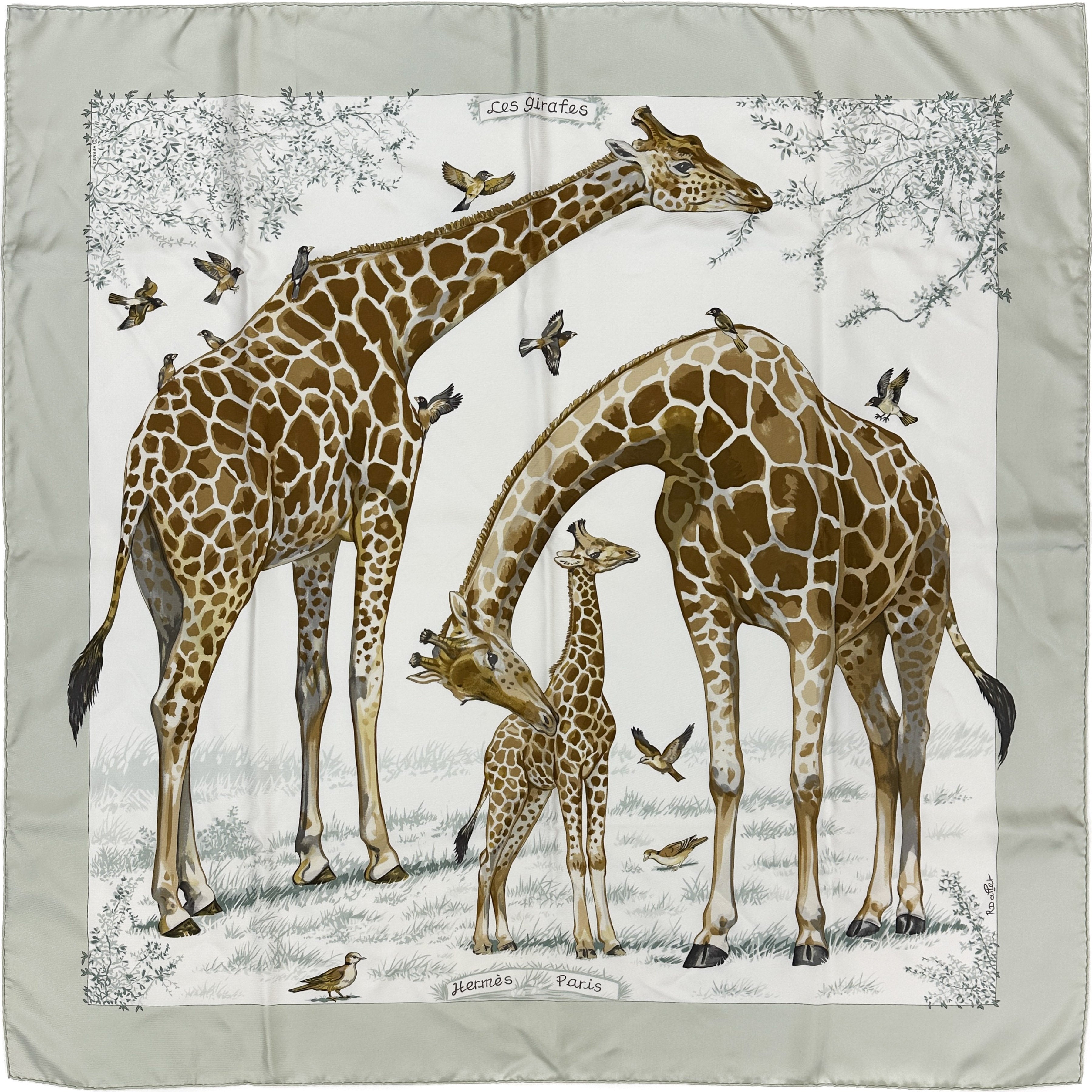 Hermès Les Girafes 90