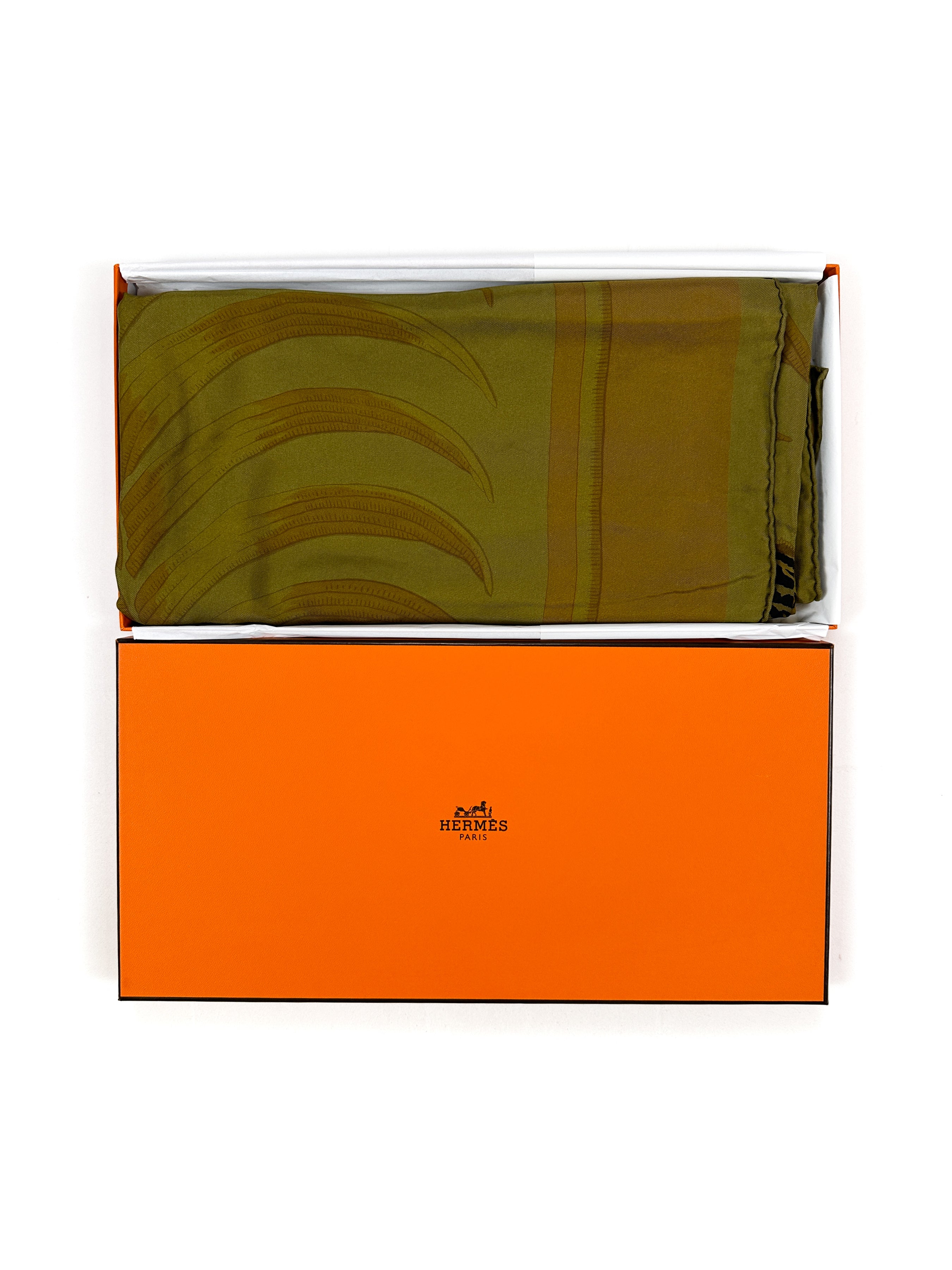 Hermès Tigre Royal Dip-Dye Silk 140