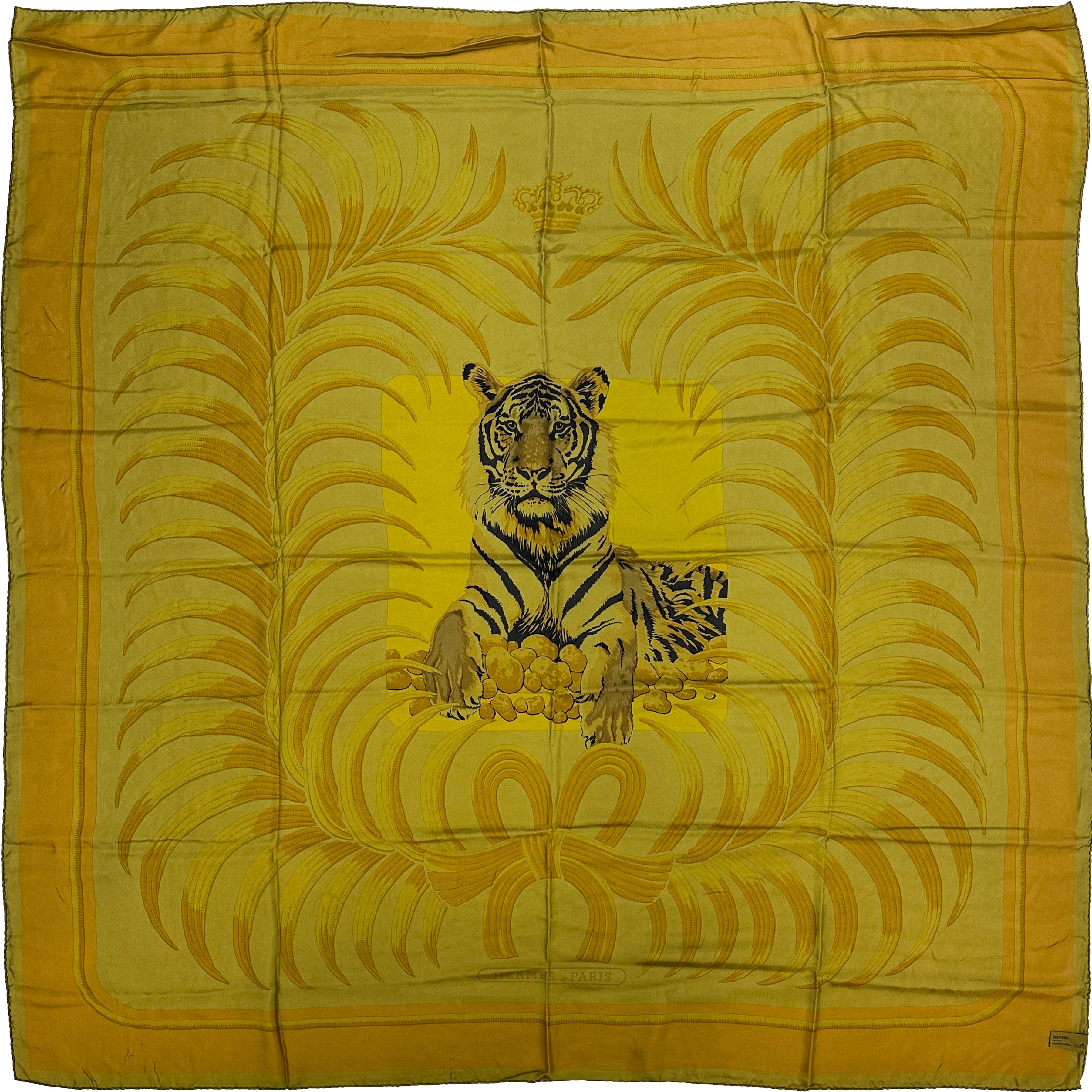 Hermès Tigre Royal Dip-Dye Silk 140
