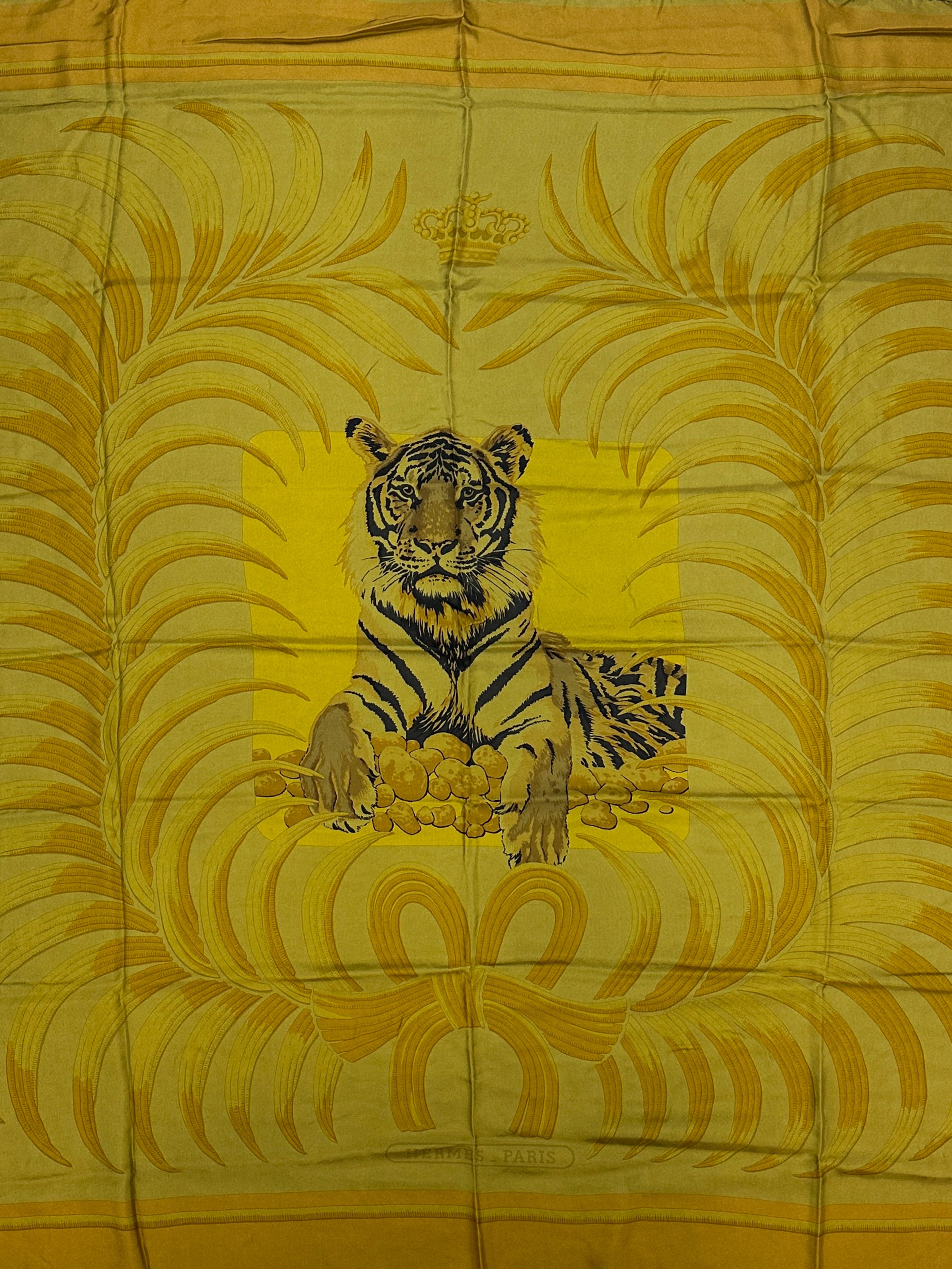 Hermès Tigre Royal Dip-Dye Silk 140