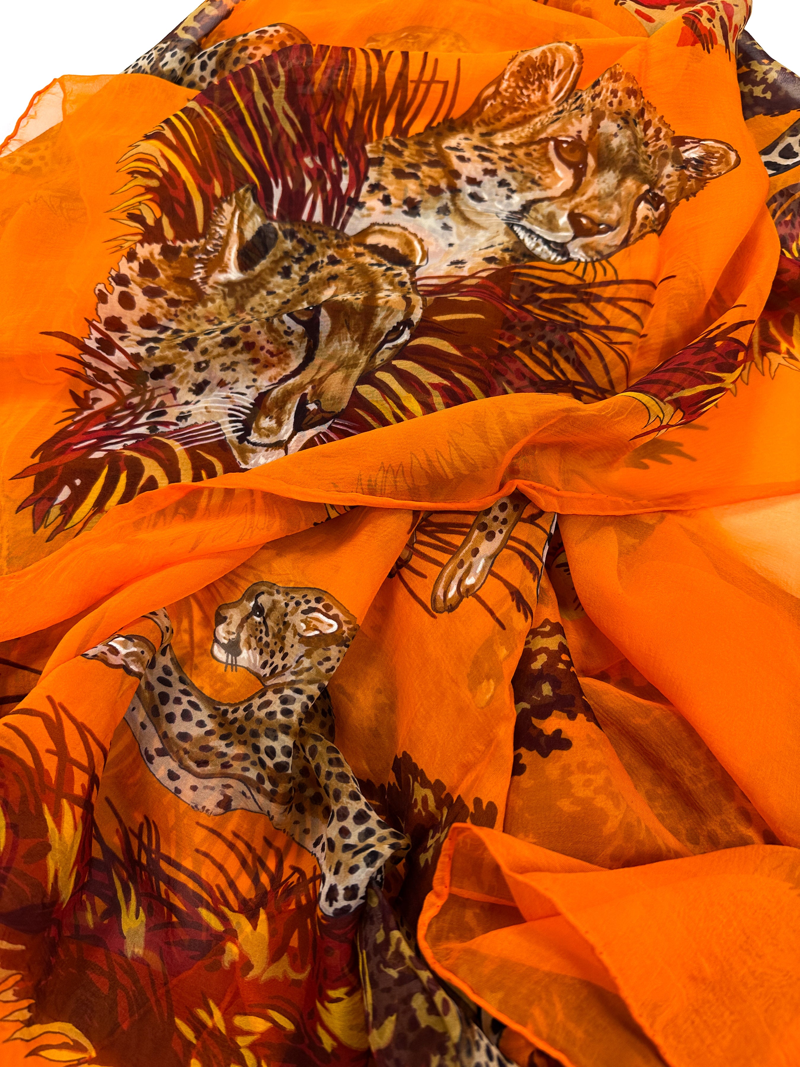 Hermès Guépards Mousseline 140