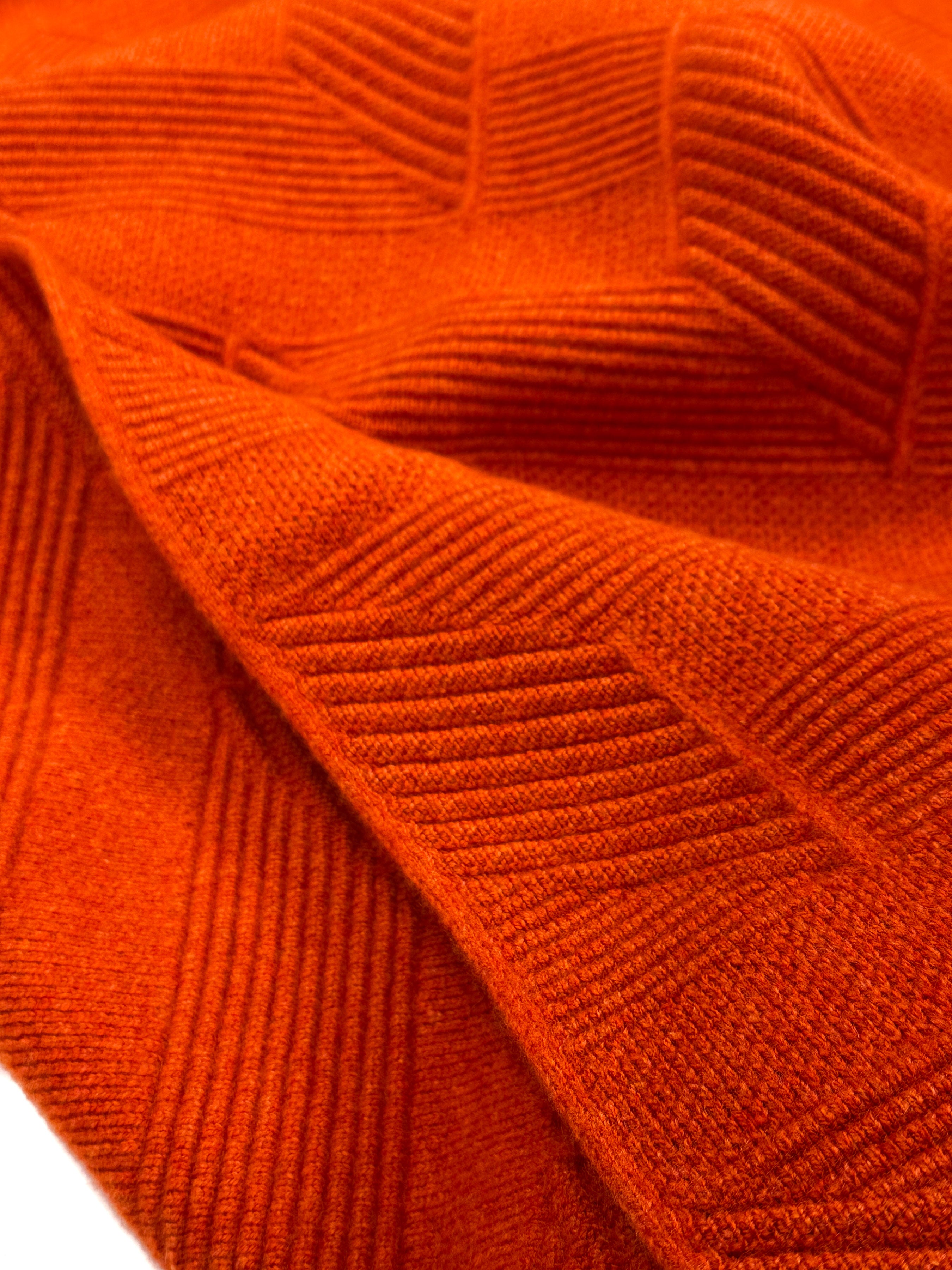 Hermès Sherwood H en Biais Wool Throw