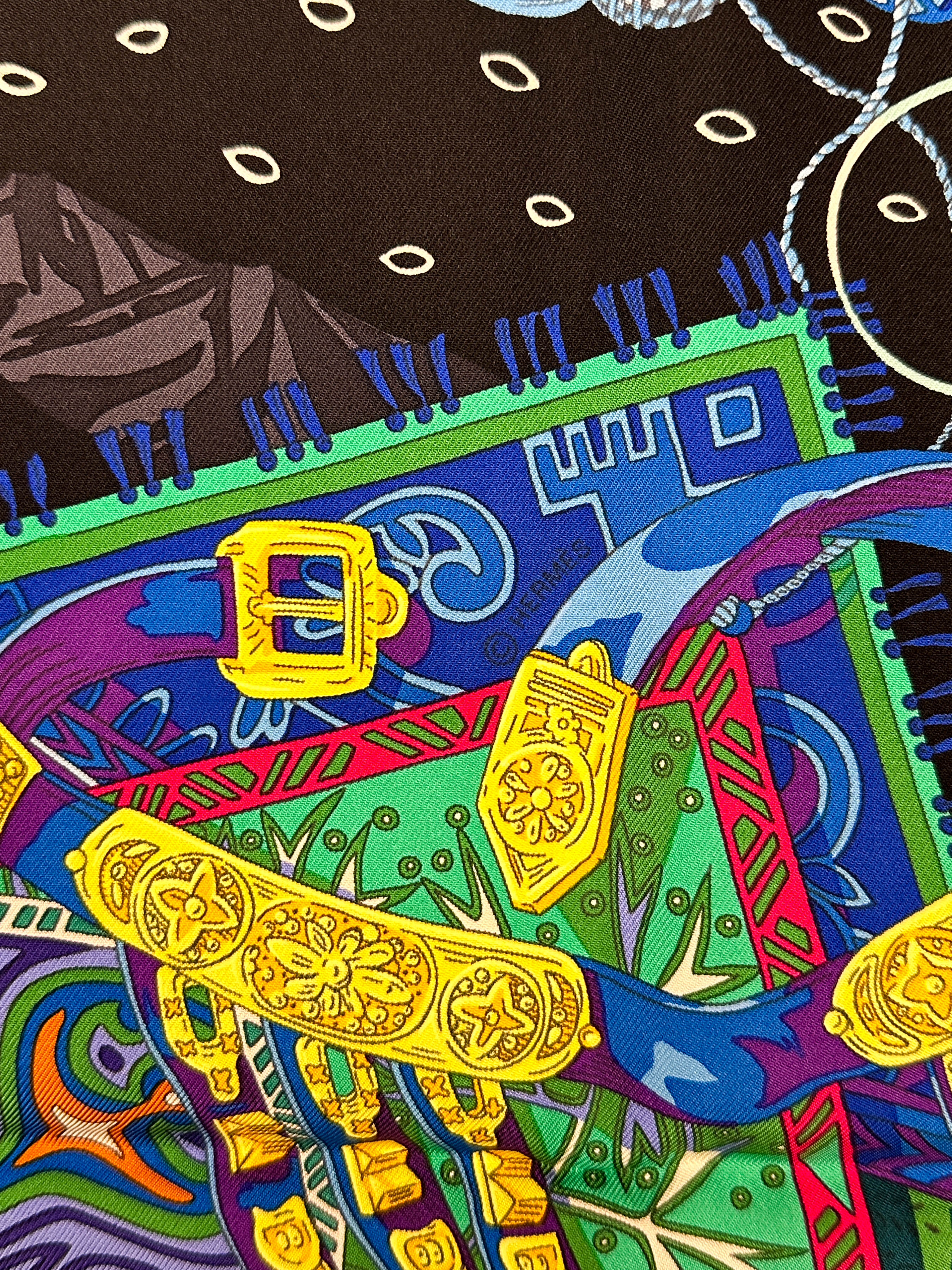 Hermès Cavaliers du Caucase 90