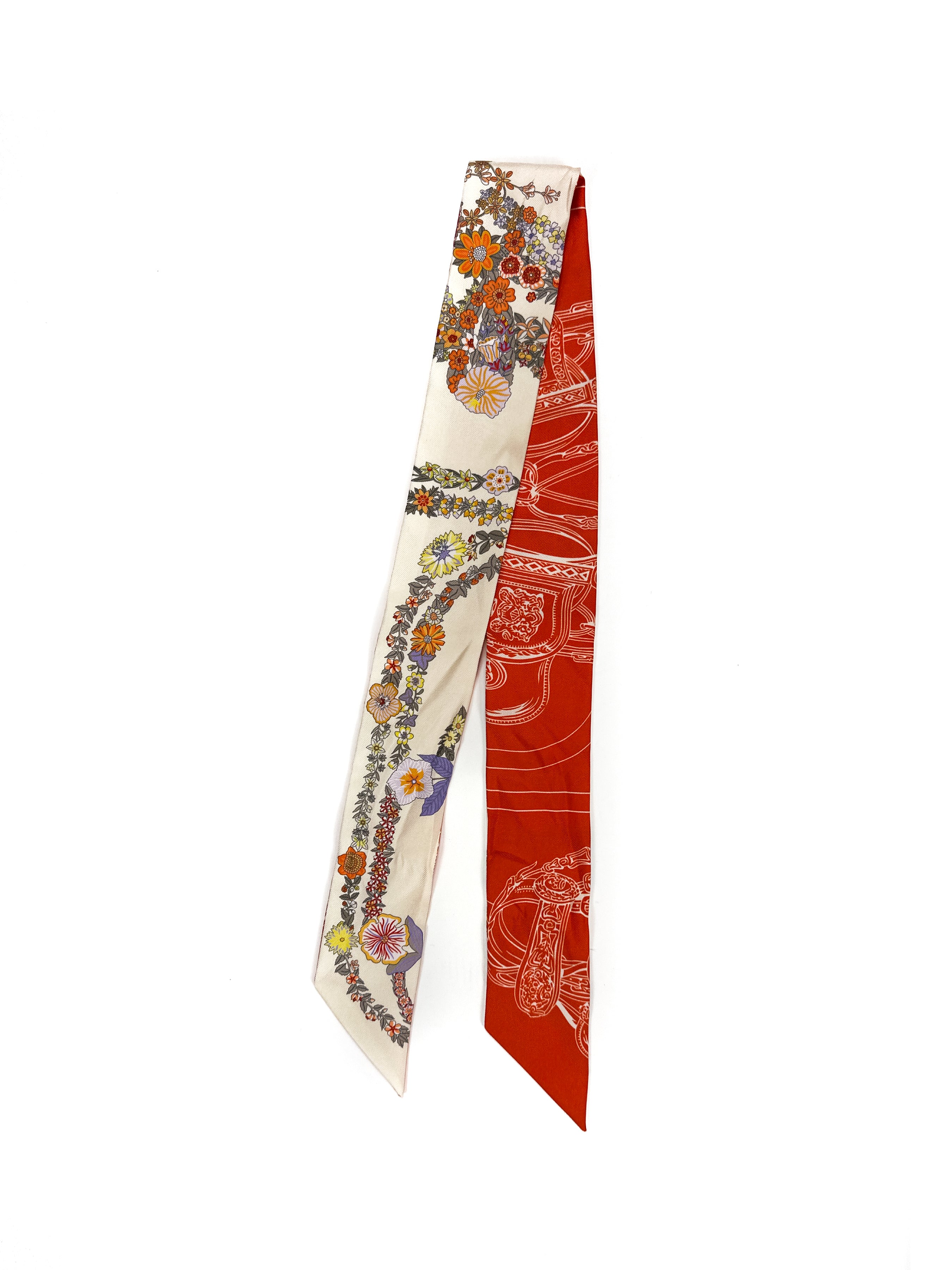 Hermès Brides de Gala en Fleurs Twilly