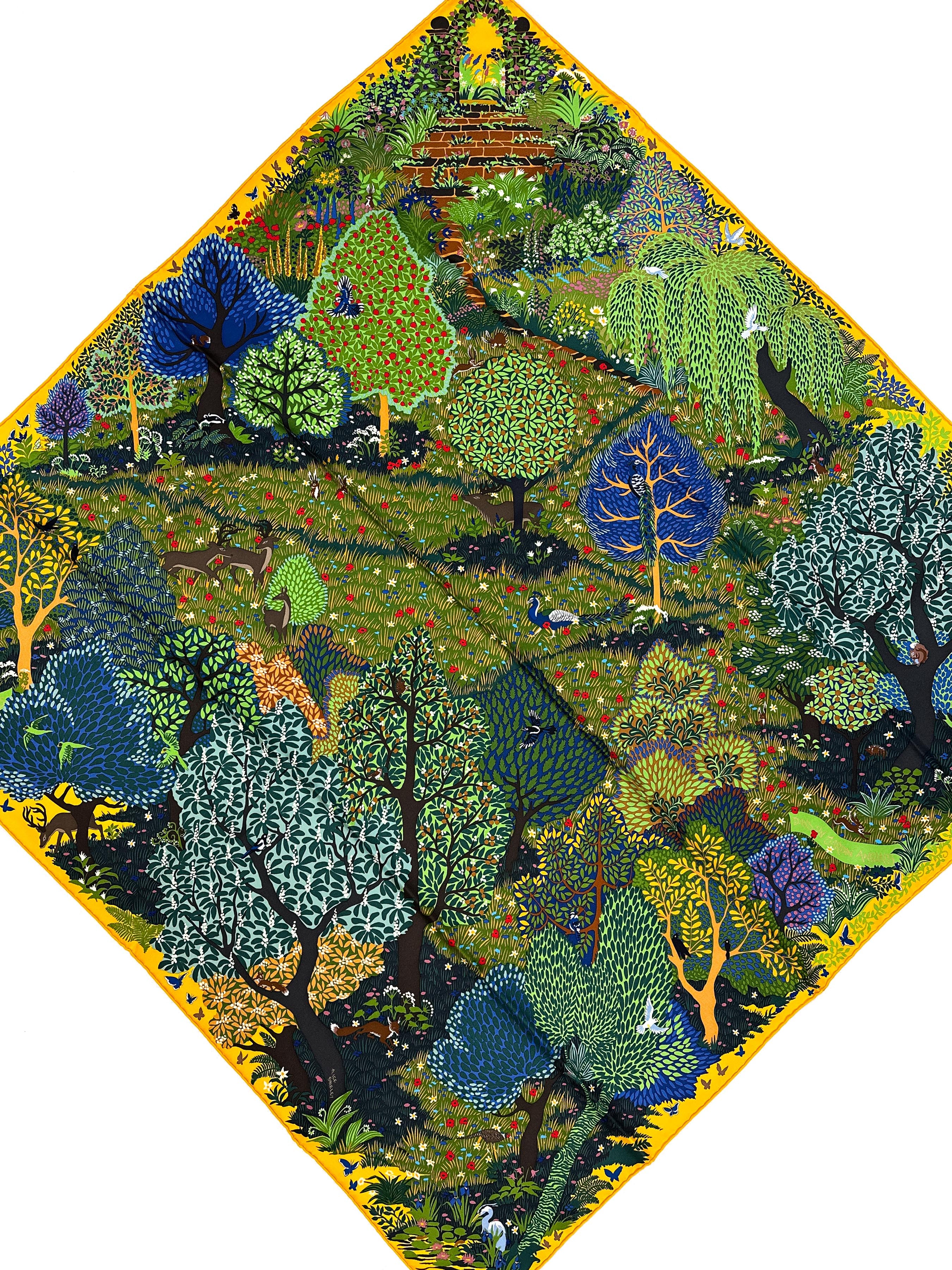 Hermès Dans un Jardin Anglais 90