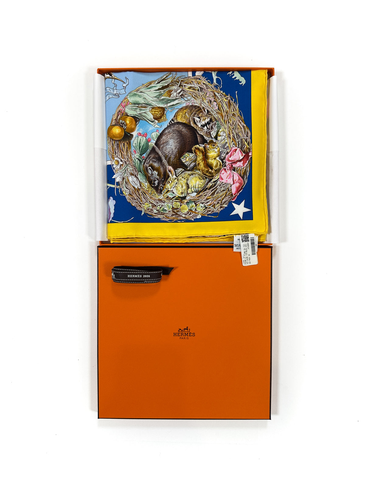 Hermès Faune et Flore du Texas Forever 90