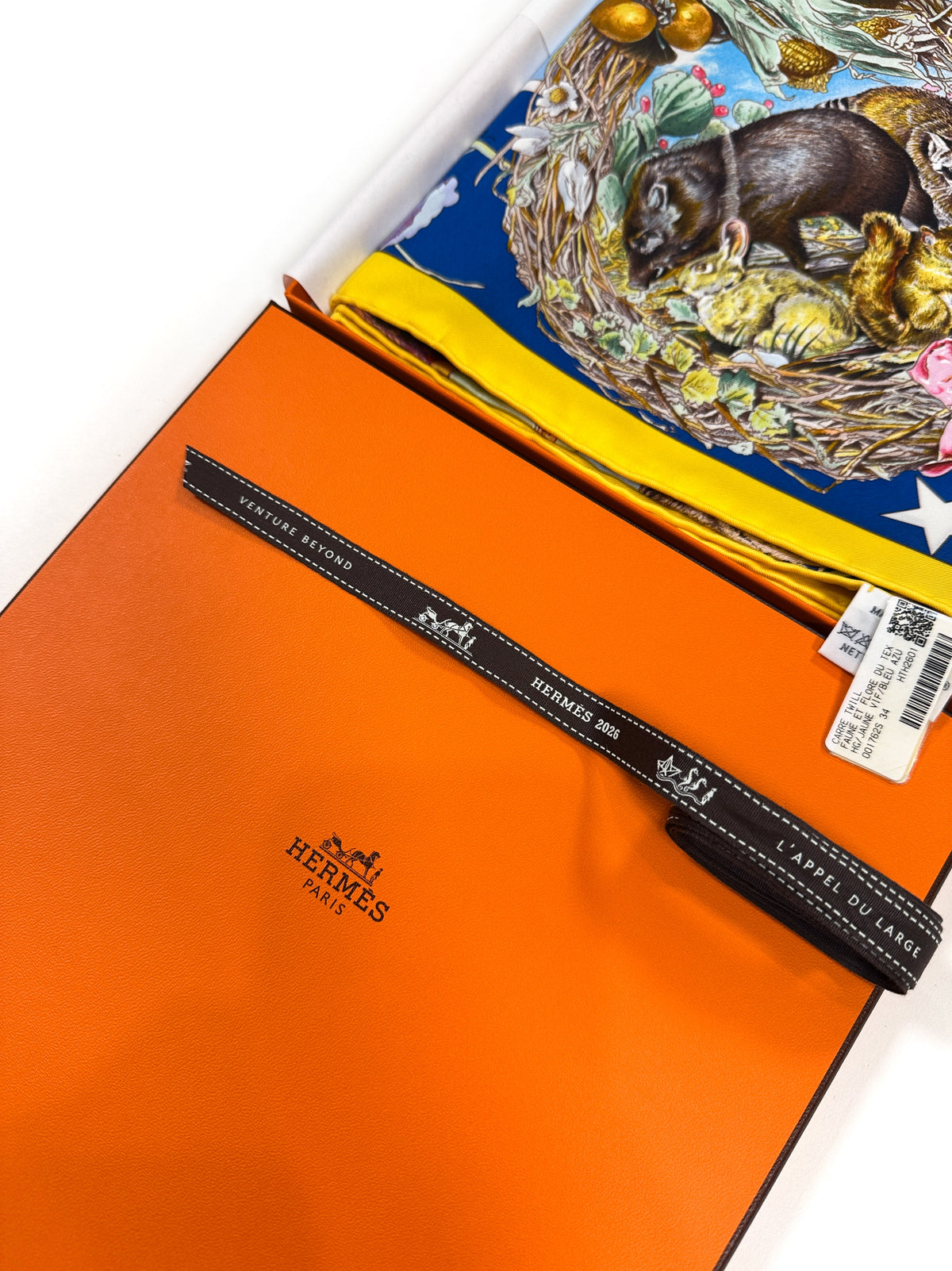 Hermès Faune et Flore du Texas Forever 90