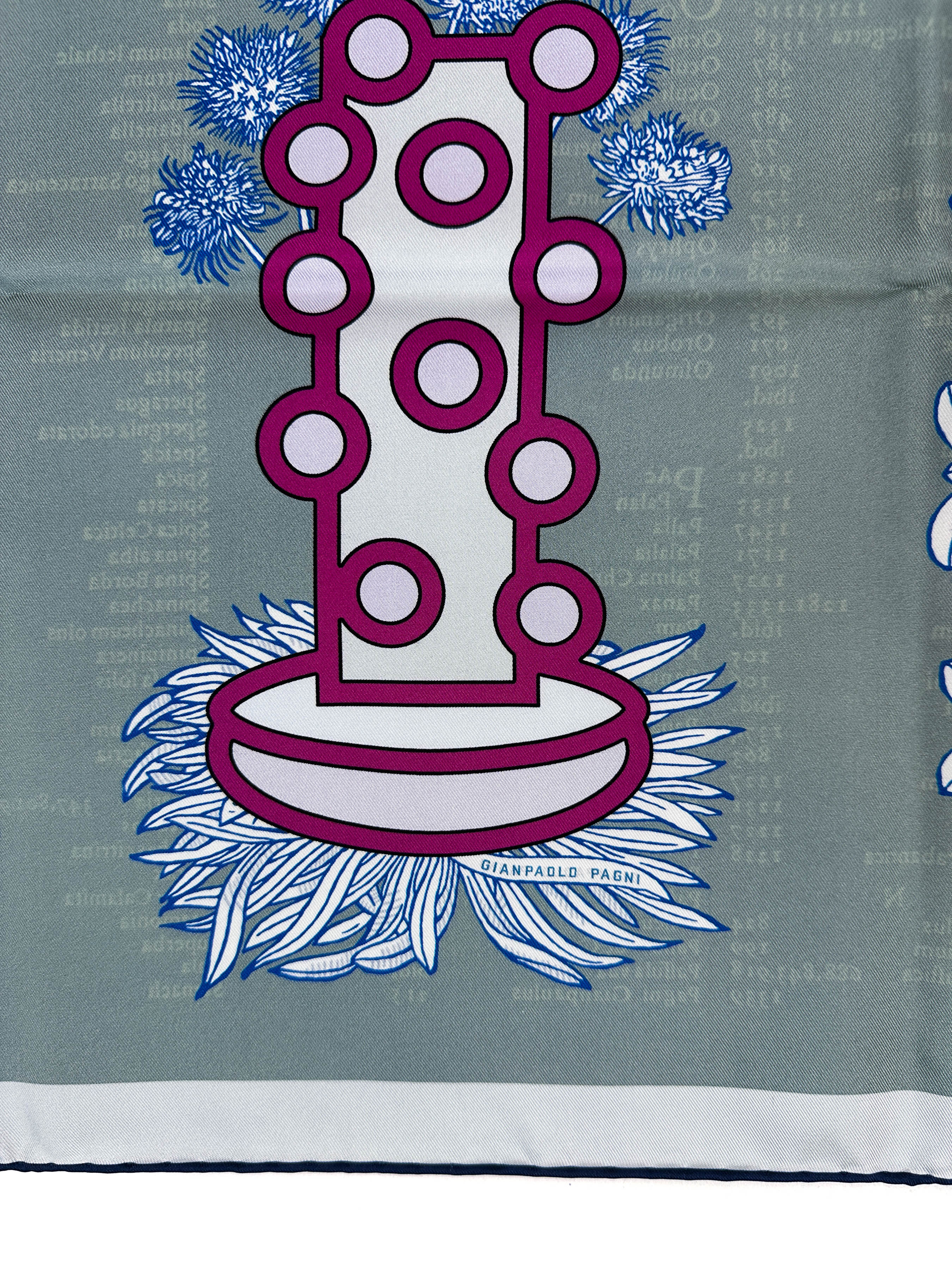 Hermès Botanica Grafica Double Face 90