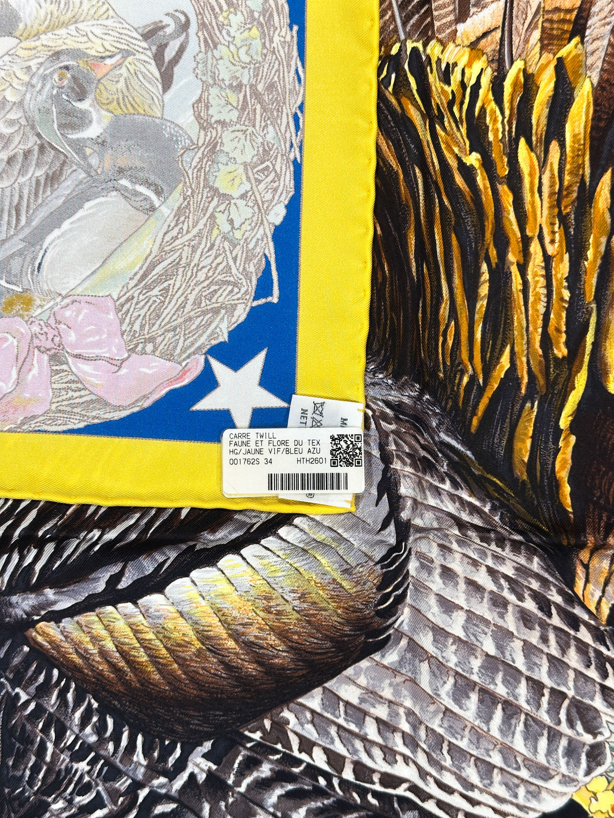 Hermès Faune et Flore du Texas Forever 90