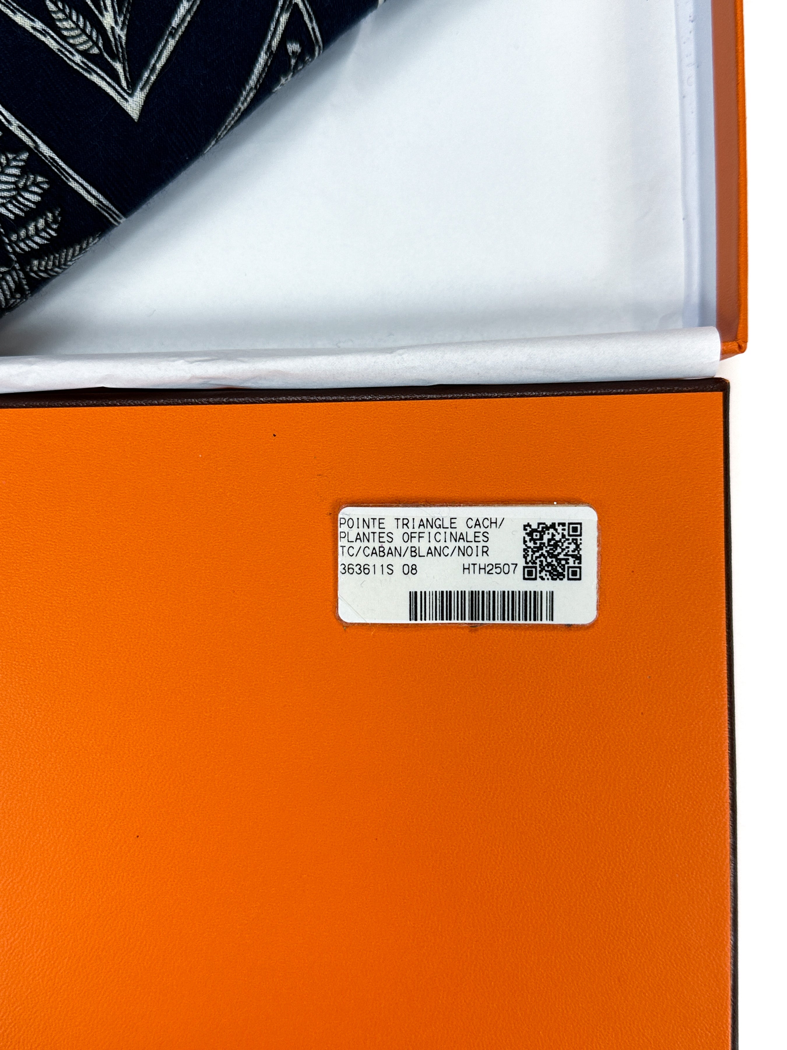Hermès Plantes Officinales Cashmere Silk Giant Triangle